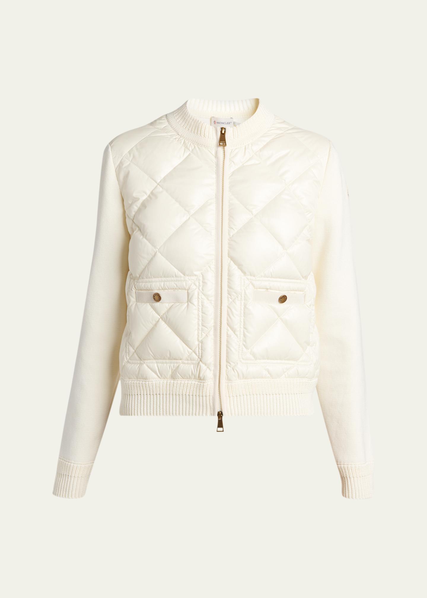 Moncler Cotton Padded Cardigan - Bergdorf Goodman