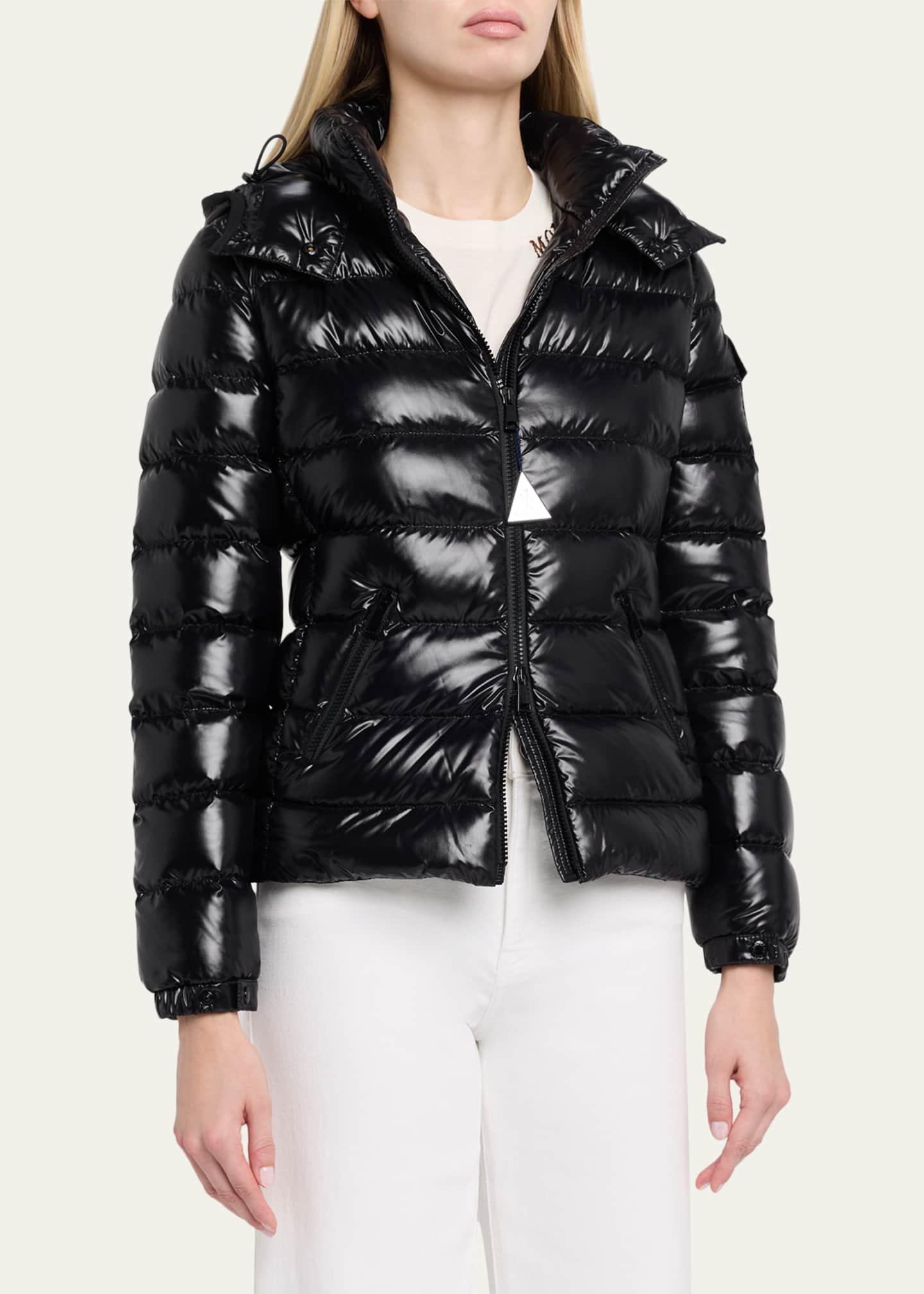Moncler Bady Hooded Short Down Jacket - Bergdorf Goodman