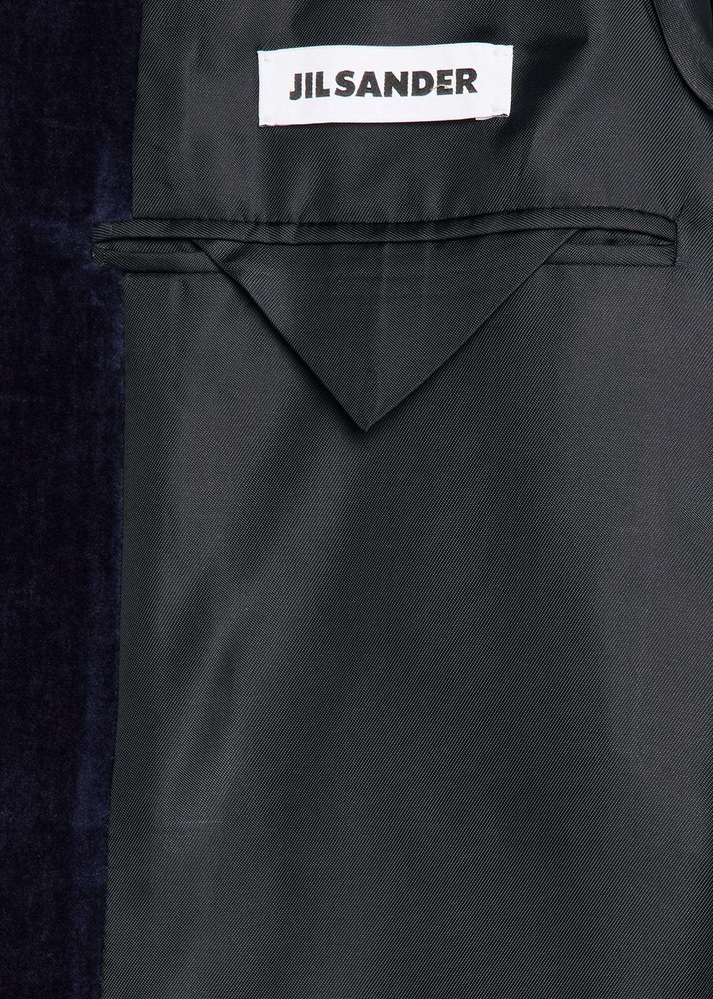 Jil Sander Men's Velvet Single-Breasted Jacket - Bergdorf Goodman