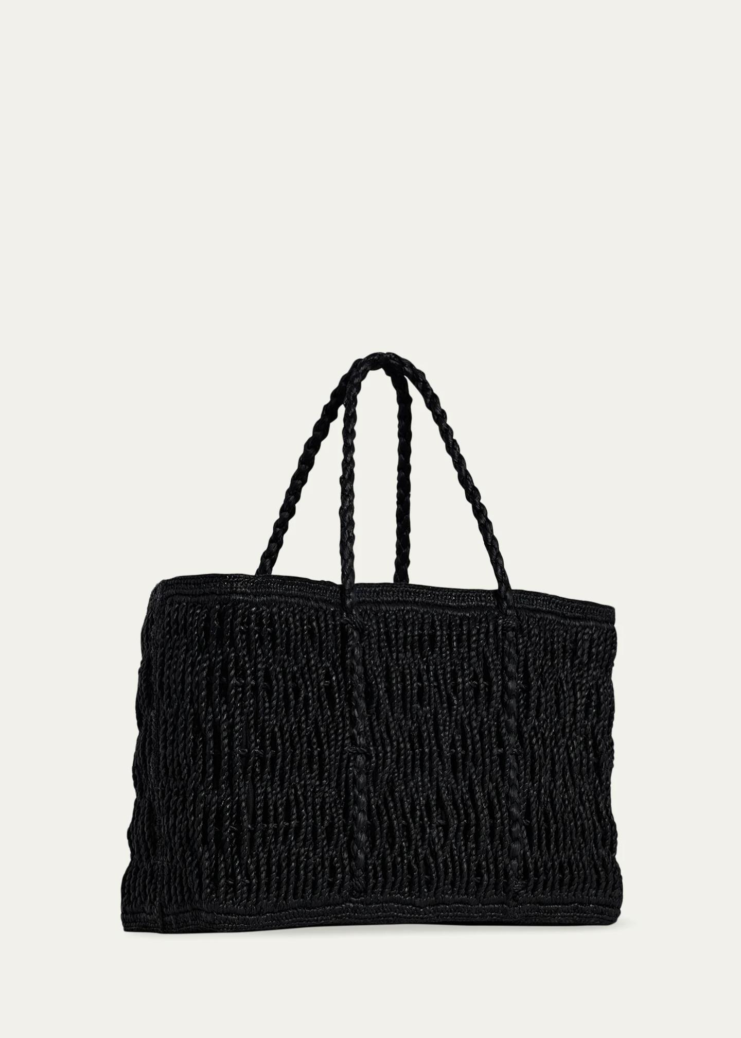 The Row Georgica Tote Bag in Woven Raffia - Bergdorf Goodman