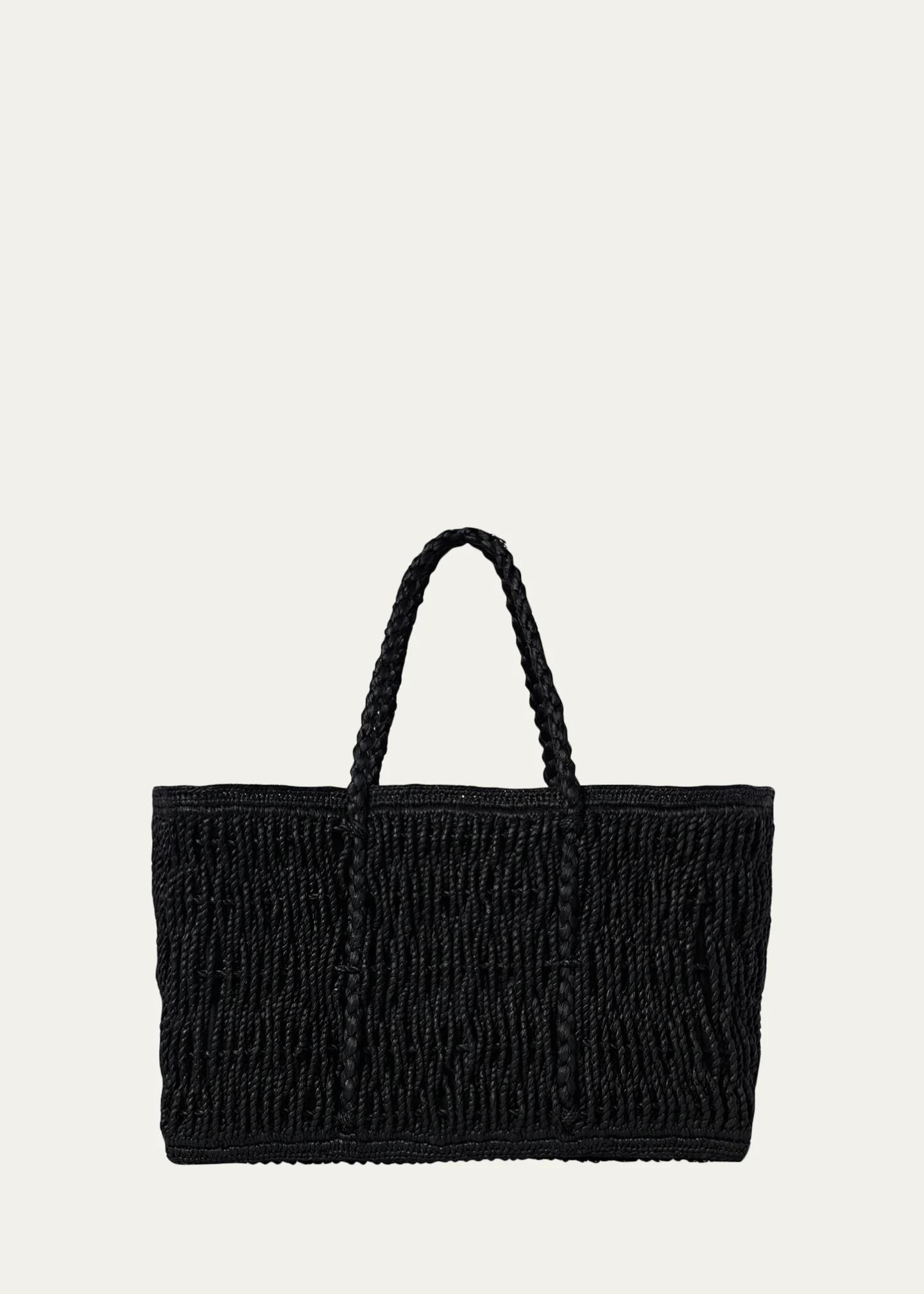 The Row Georgica Tote Bag in Woven Raffia - Bergdorf Goodman