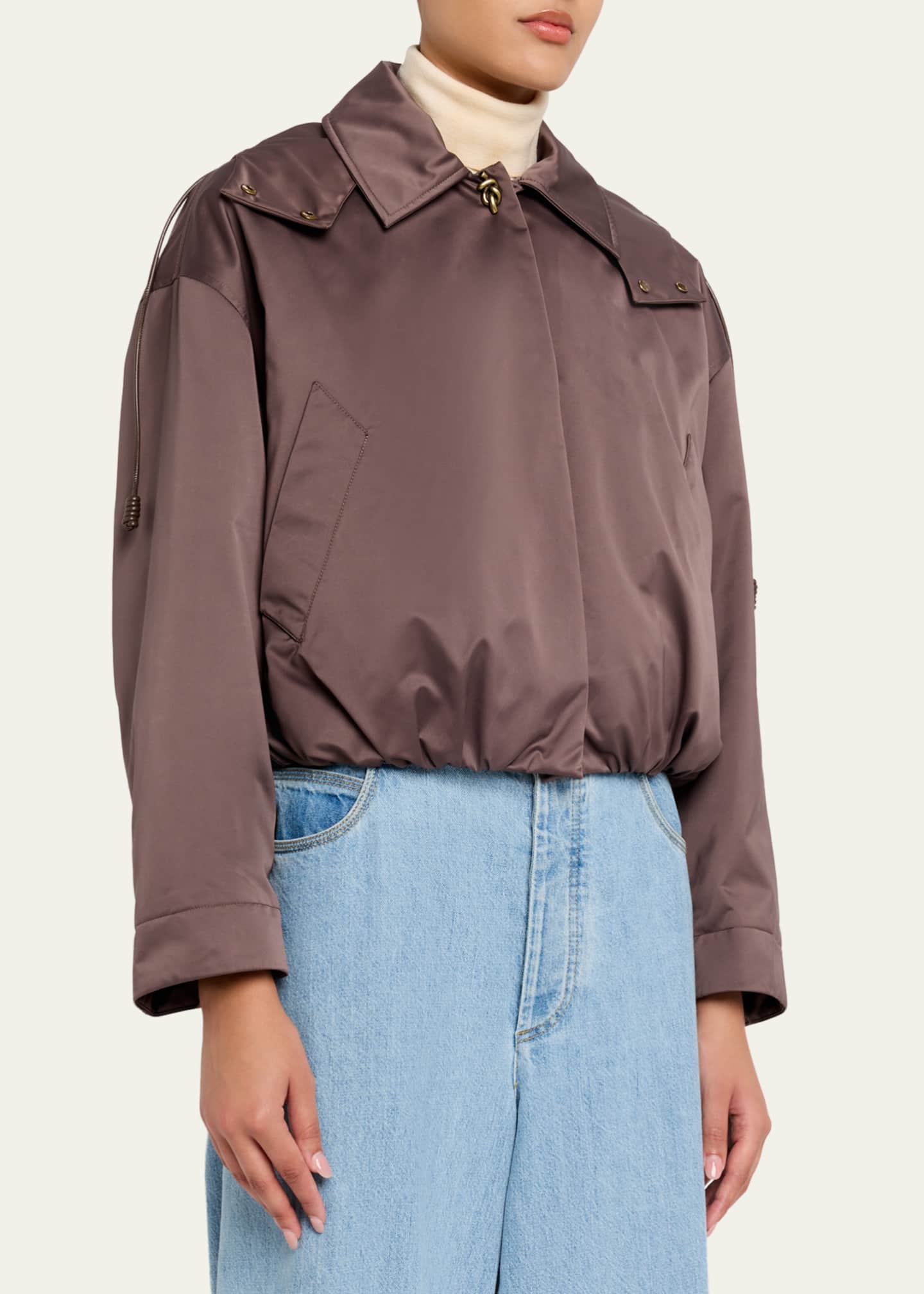 Moncler Chevreuil Duchesse Short Down Jacket - Bergdorf Goodman