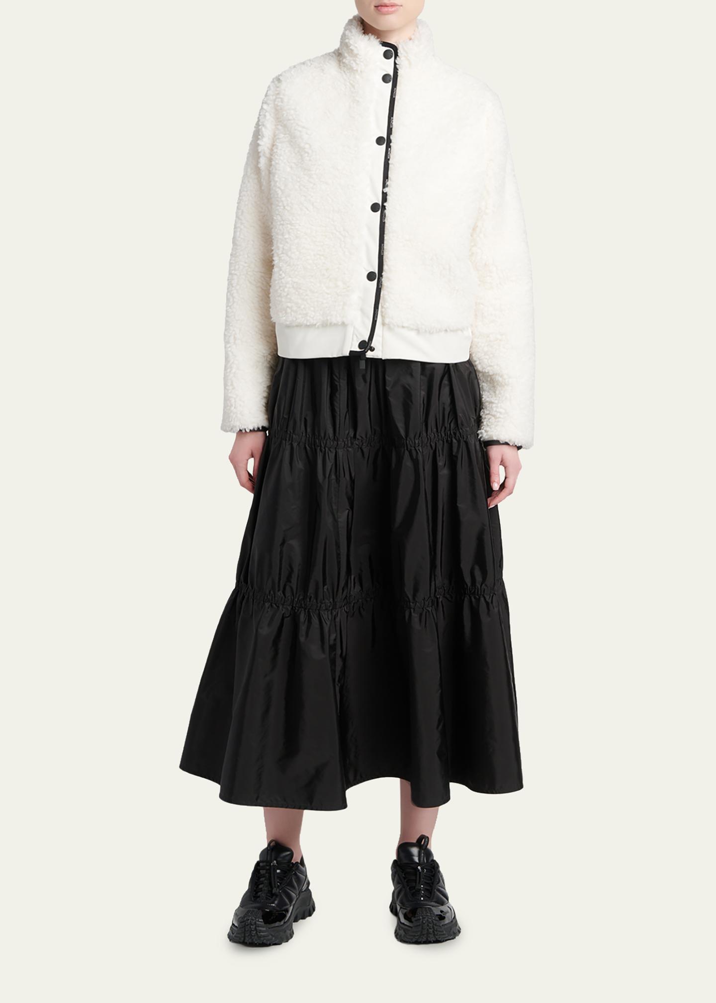 Moncler Genius Short Down Teddy Jacket - Bergdorf Goodman