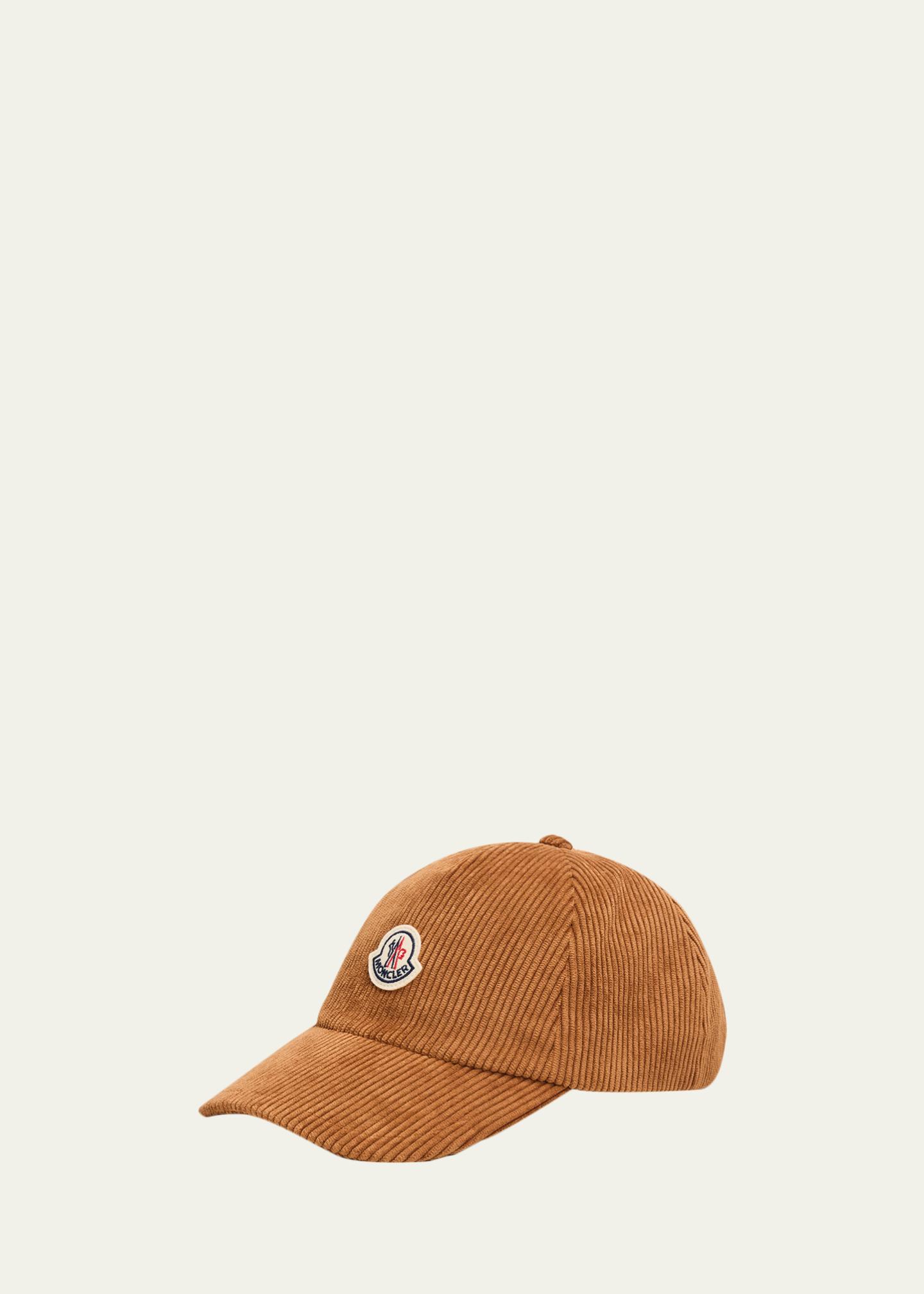MONCLER キャップ Moncler Corduroy Logo Baseball Cap - Bergdorf Goodman