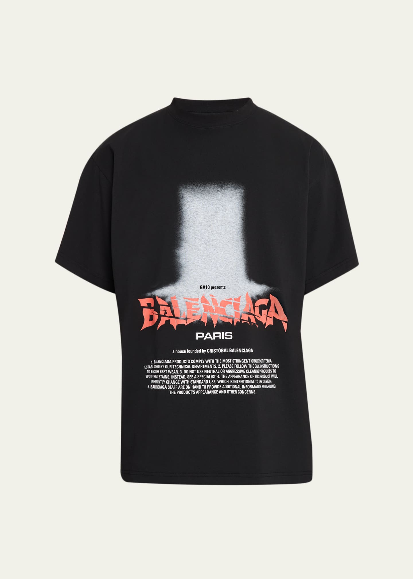 Balenciaga Men's Logo Graphic Cotton Jersey T-Shirt - Bergdorf Goodman