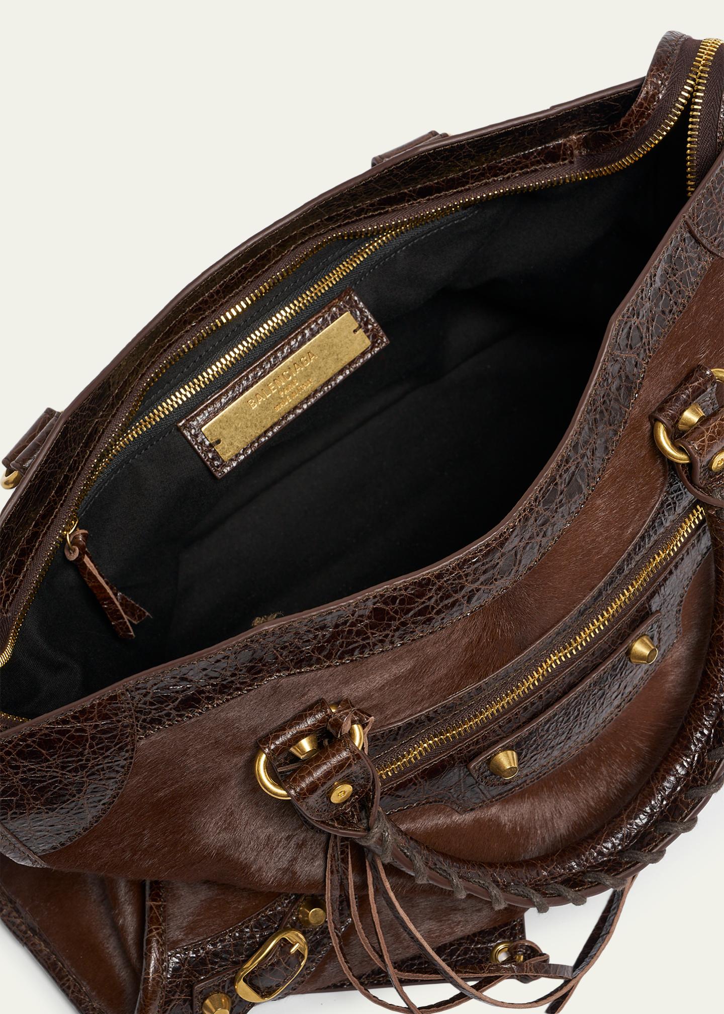 Balenciaga Le City Medium Calf Hair Tote Bag - Bergdorf Goodman
