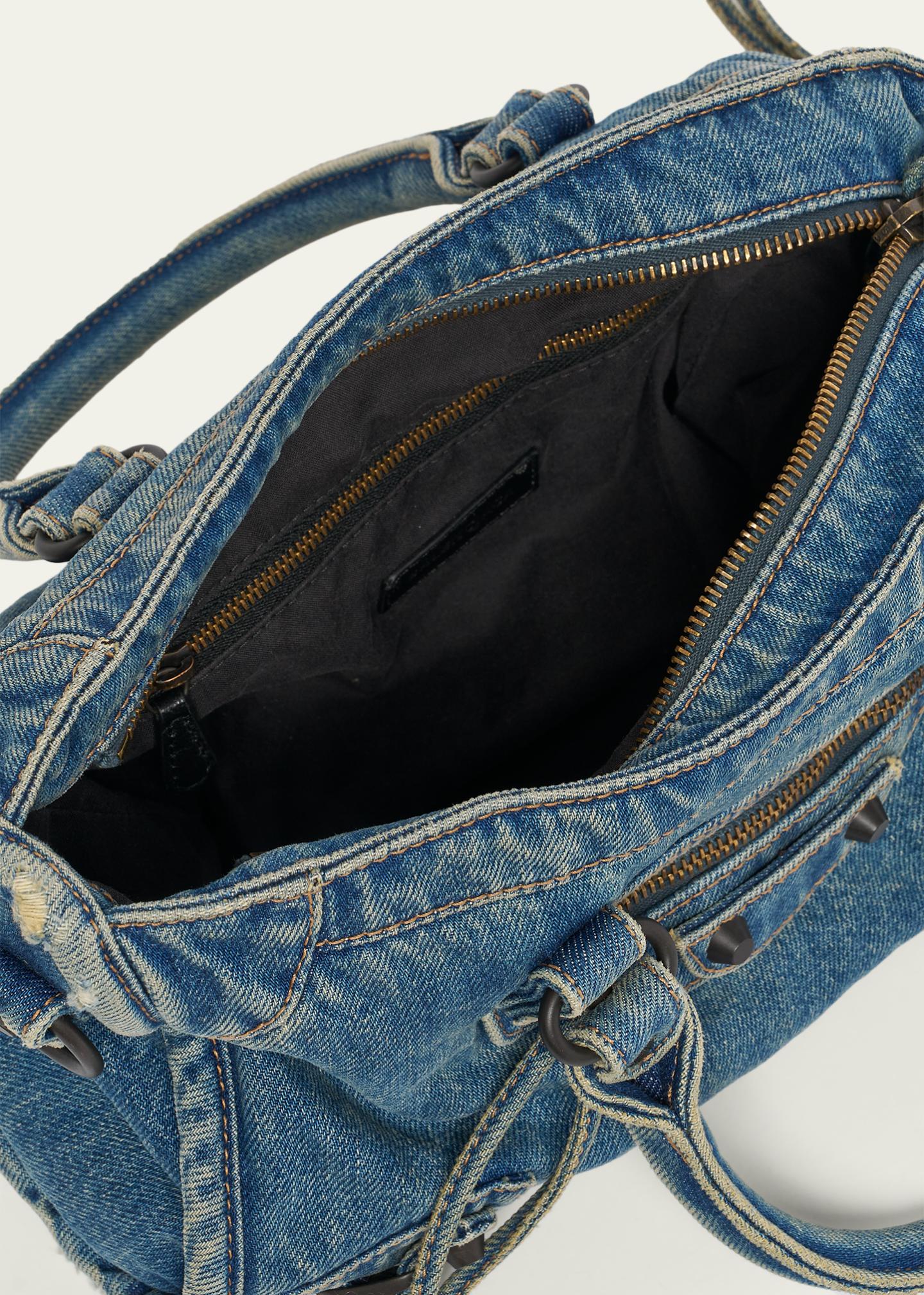 Balenciaga Le City Small Denim Tote Bag - Bergdorf Goodman