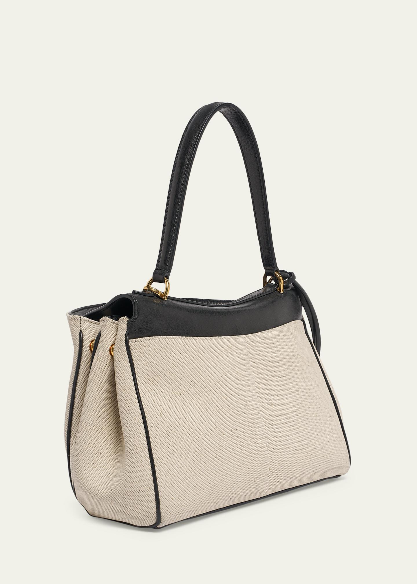 Balenciaga Rodeo Small Canvas Top-Handle Bag - Bergdorf Goodman
