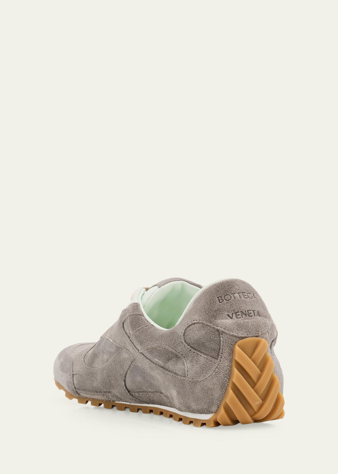 Bottega Veneta Orbit Flash Suede Low-Top Sneakers - Bergdorf Goodman