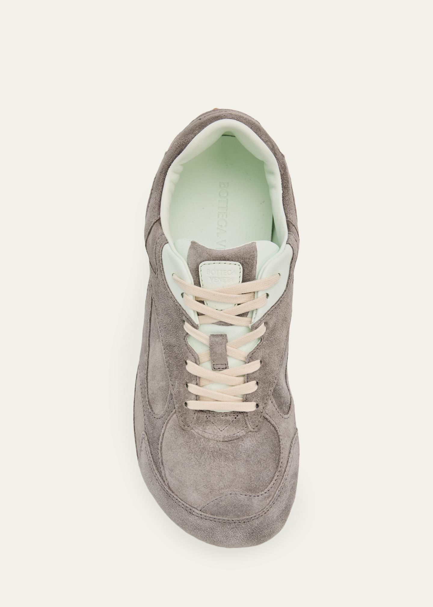 Bottega Veneta Orbit Flash Suede Low-Top Sneakers - Bergdorf Goodman