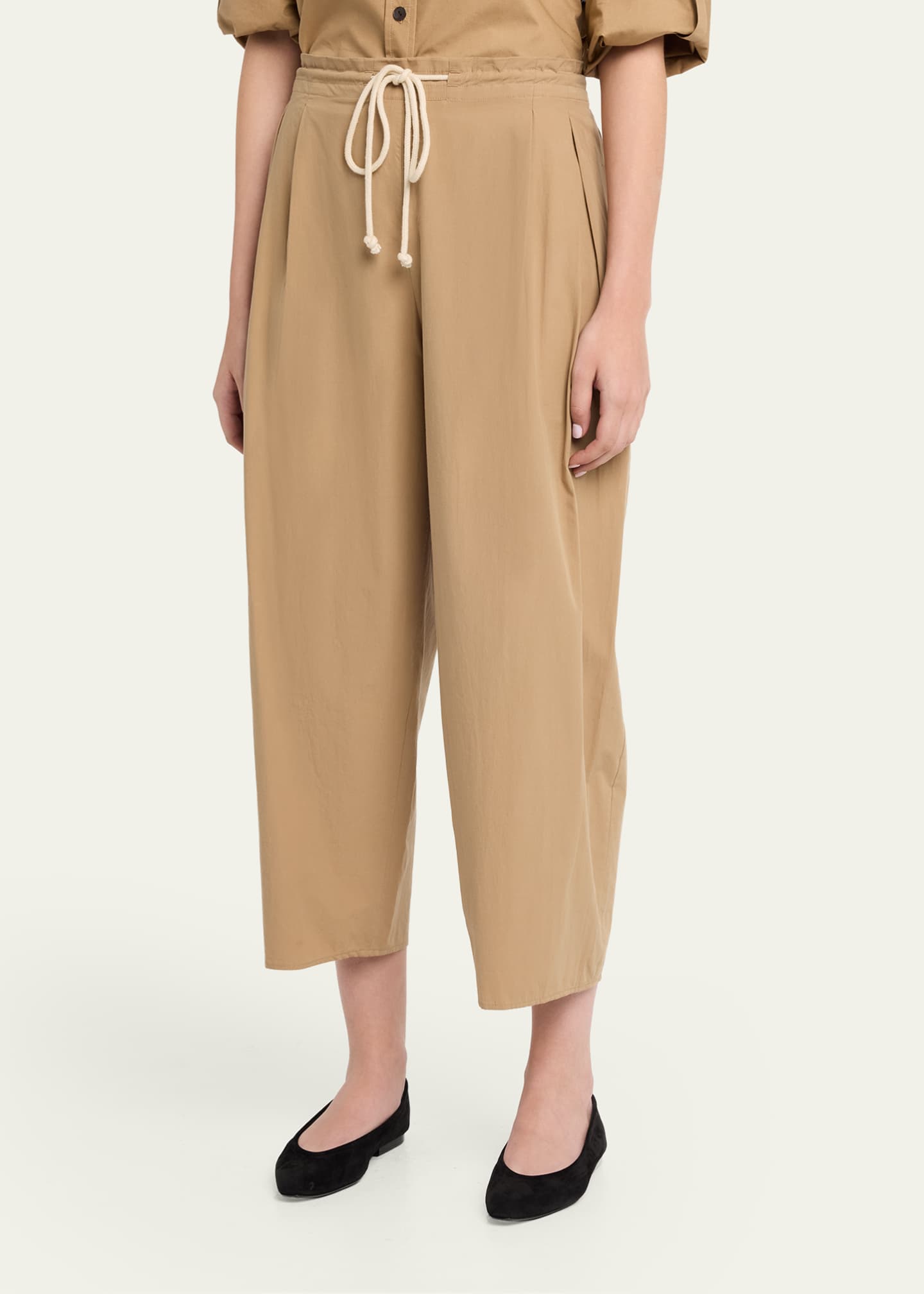 MARIA MCMANUS Balloon Drawstring Cropped Pants - Bergdorf Goodman