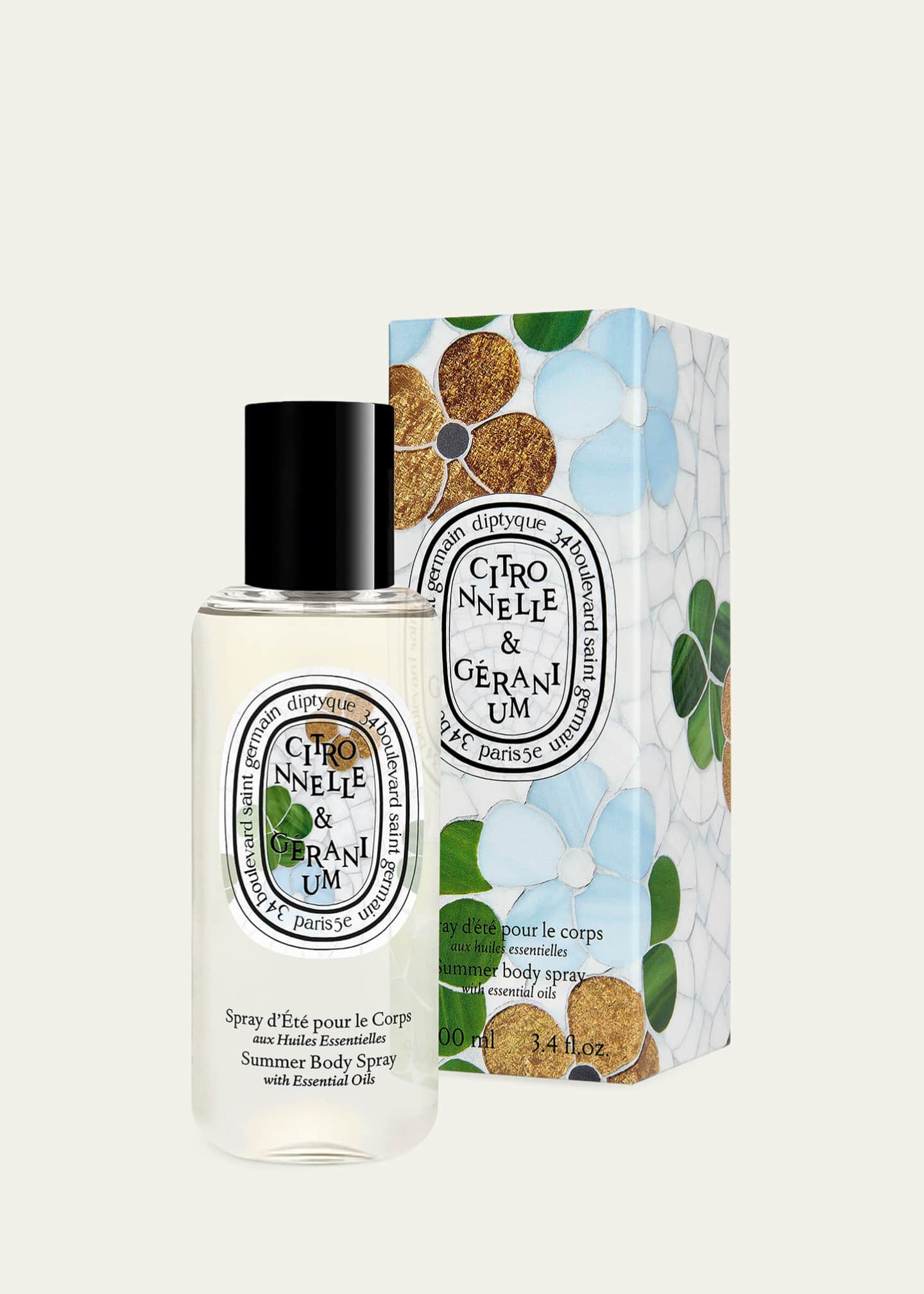 DIPTYQUE Lemongrass & Geranium Summer Body Spray, 3.4 oz