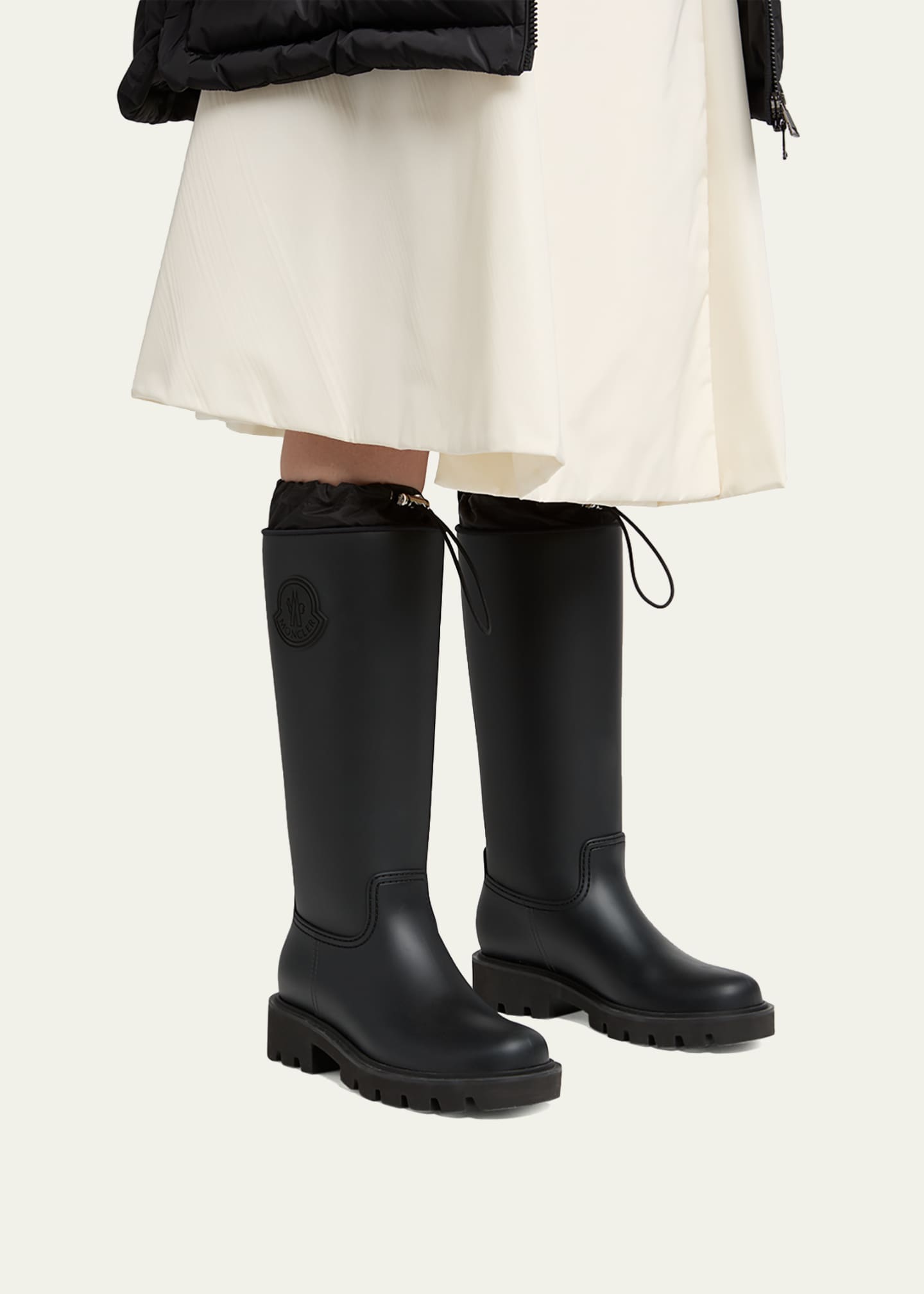 Moncler Kickstream High Waterproof Rain Boots - Bergdorf Goodman