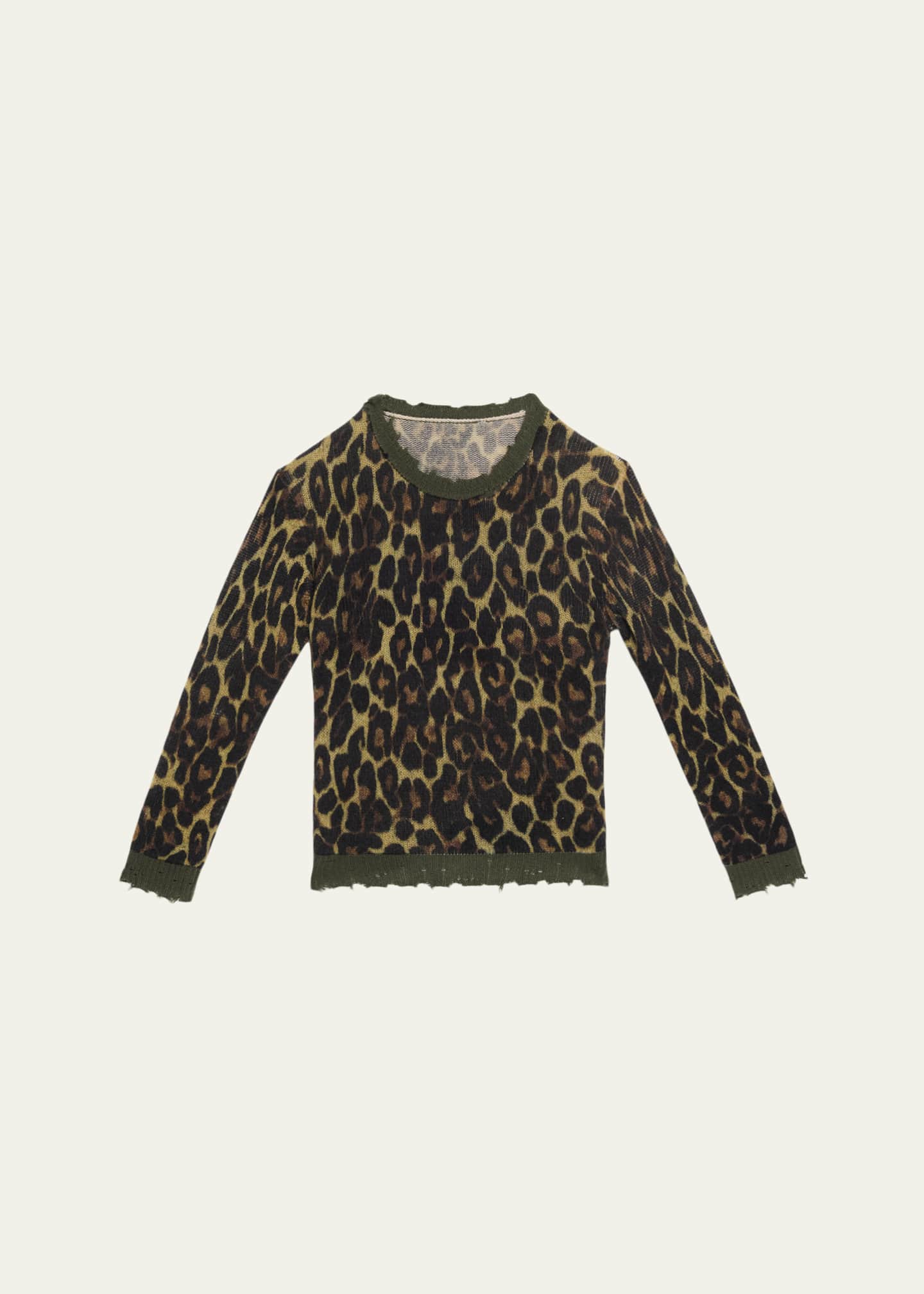 R13 Leopard-Print Cashmere Sweater - Bergdorf Goodman