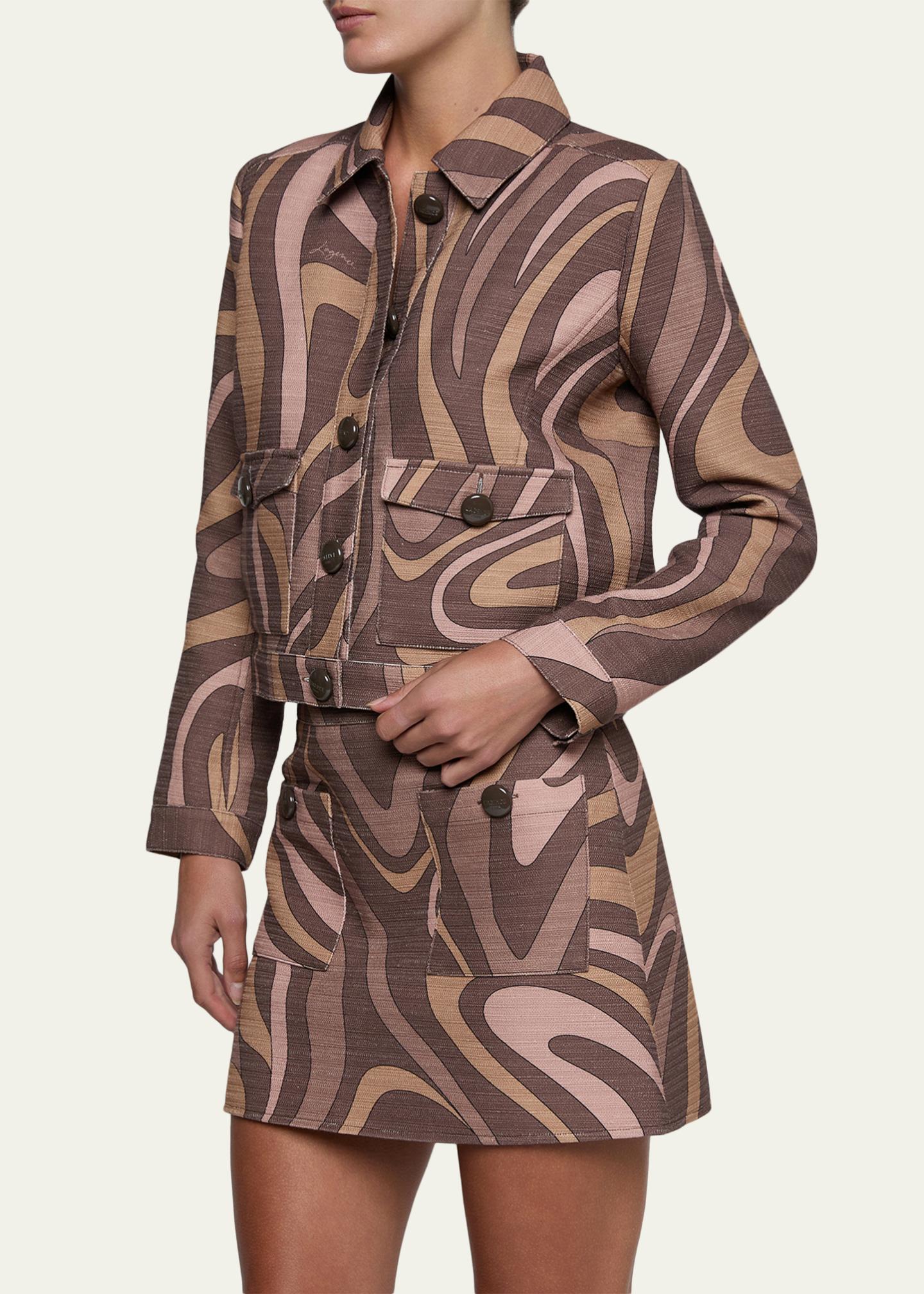 L'AGENCE Nyx Cropped Jacket - Bergdorf Goodman