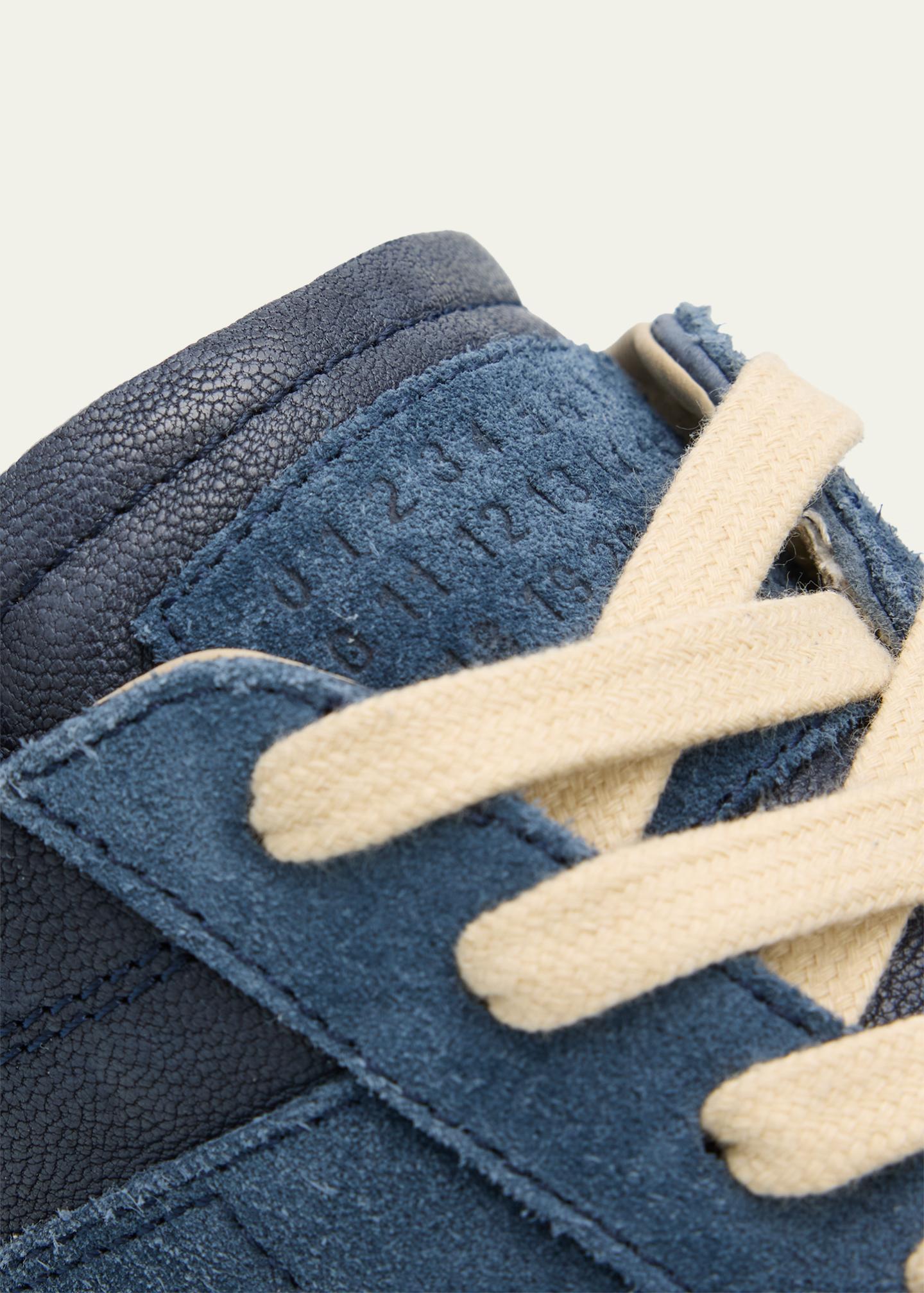 Maison Margiela Replica Mixed Leather Low-Top Sneakers - Bergdorf