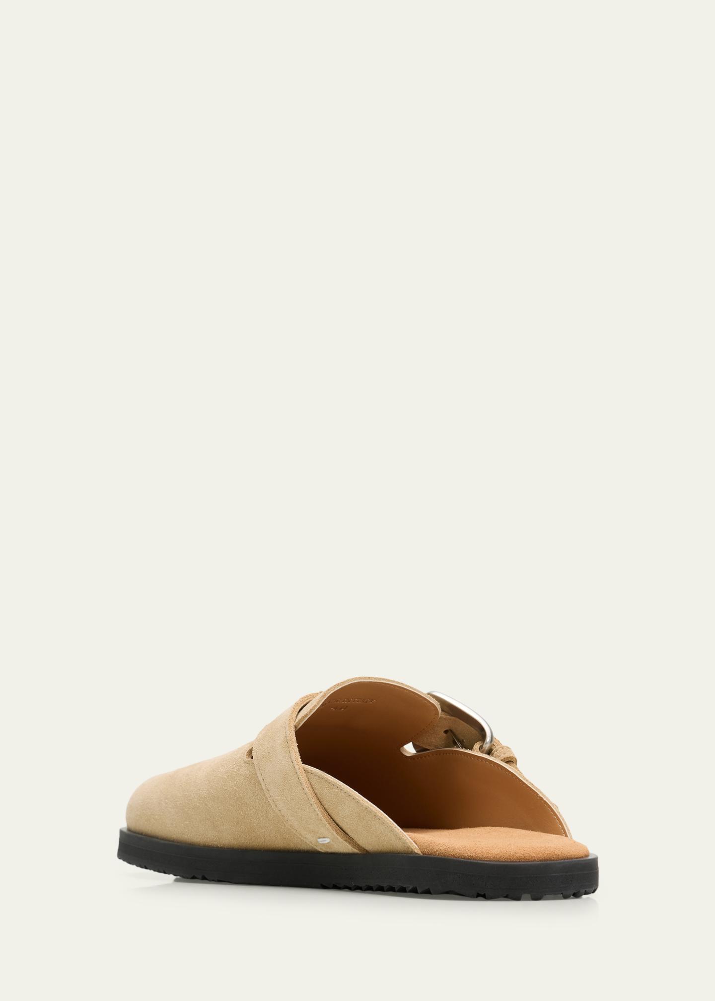 Maison Margiela Tabi Suede Daily Mules - Bergdorf Goodman