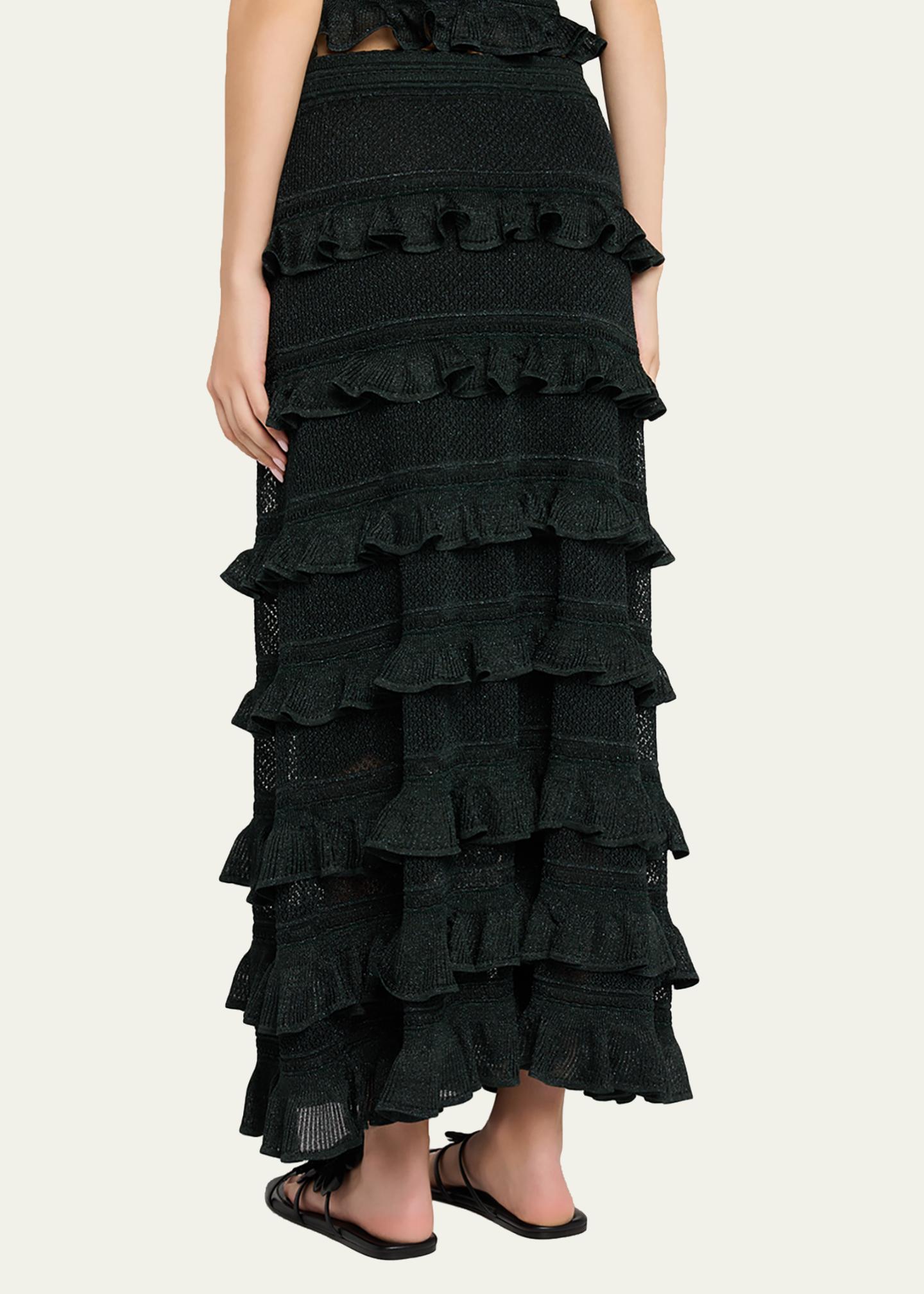 Zimmermann Valiant Frill Midi Skirt - Bergdorf Goodman