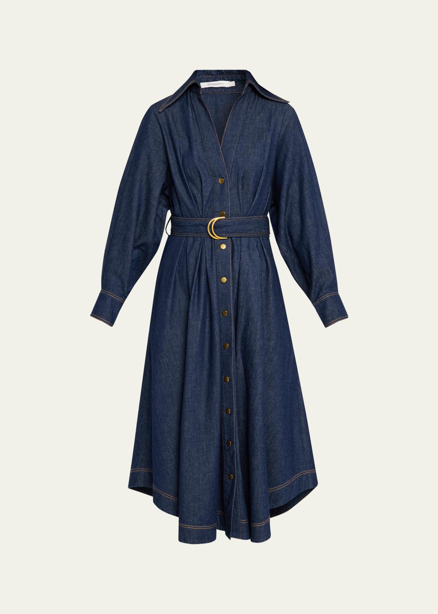 cecilia denim mini dress Camille - Sedona Blue Wash a lace up front @UTCOCO The cutest denim Style Code:WMN3479-01 cat:Back In Stock
