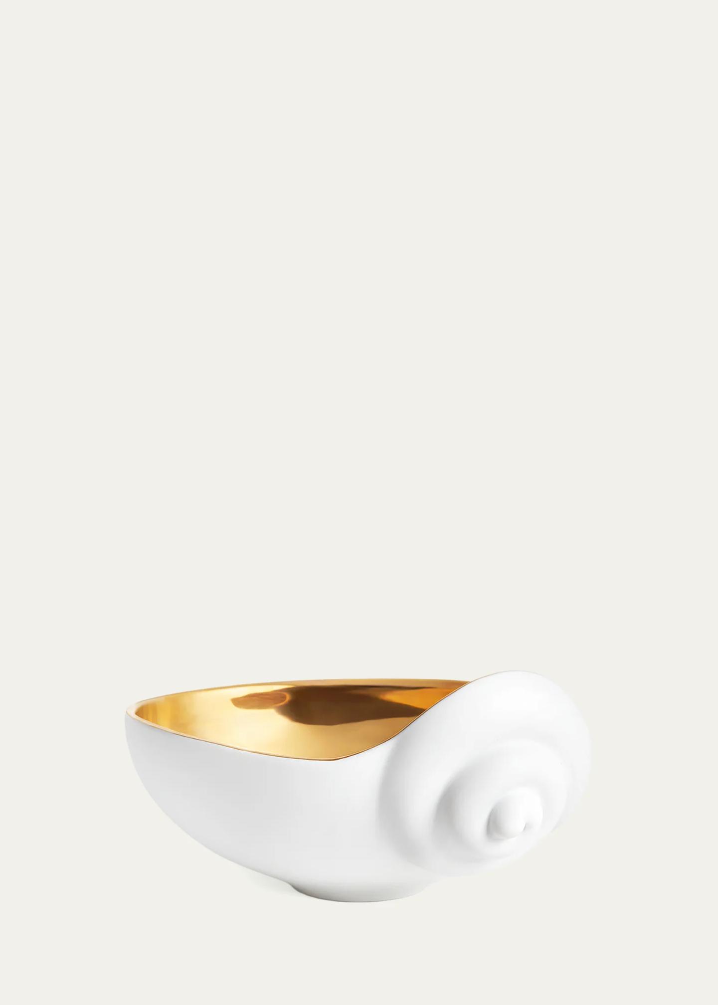 L'Objet x Jessica McCormack Shell 24K Gold-Plated Bowl, Medium ...