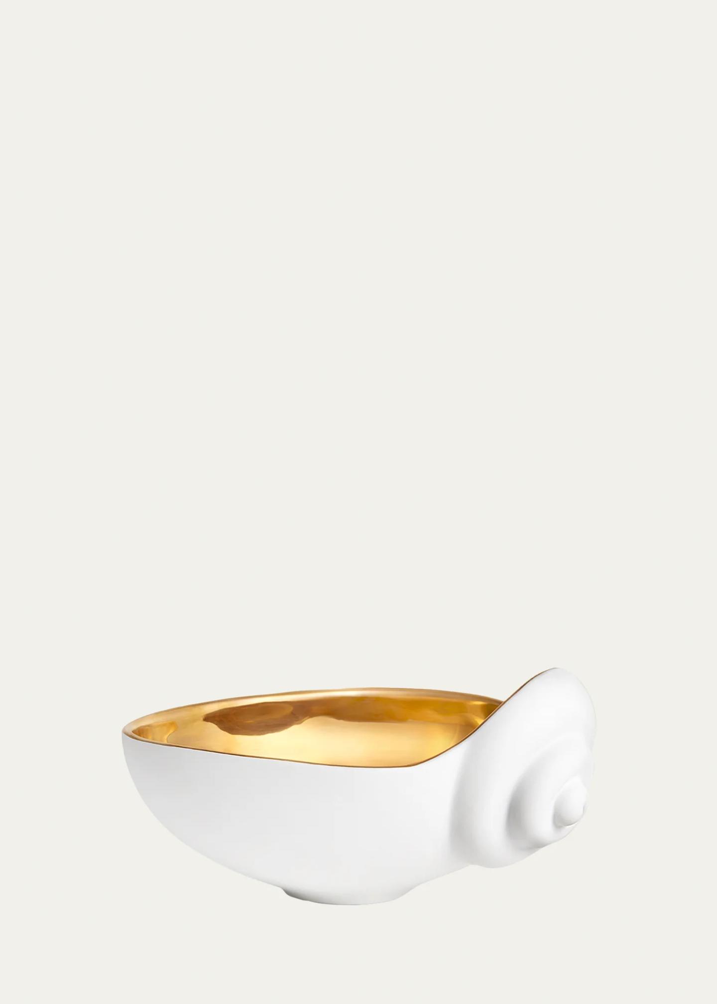 L'Objet x Jessica McCormack Shell 24K Gold-Plated Bowl, Medium ...