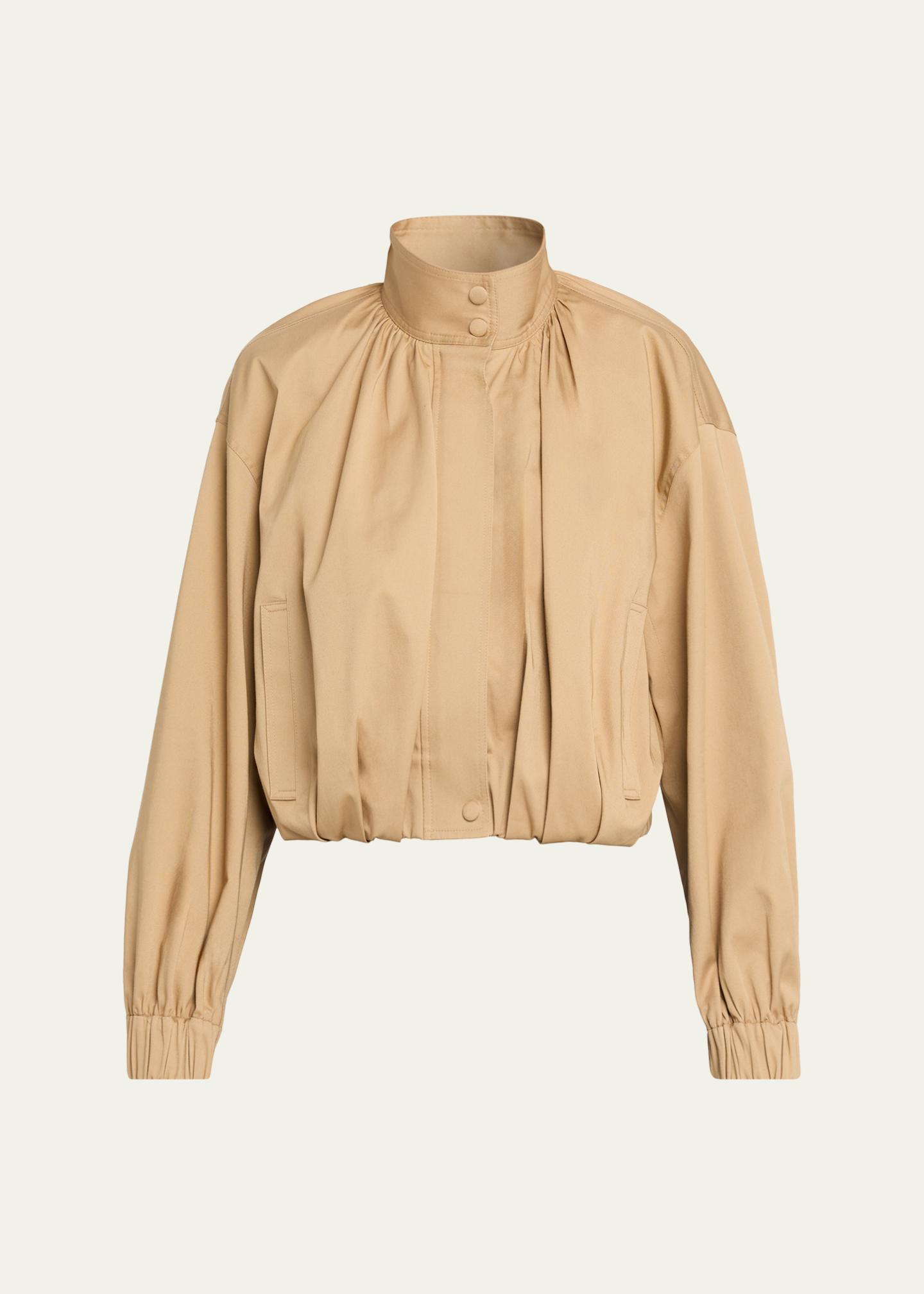 A.L.C. Amélie Pleated Cotton-Blend Jacket - Bergdorf Goodman