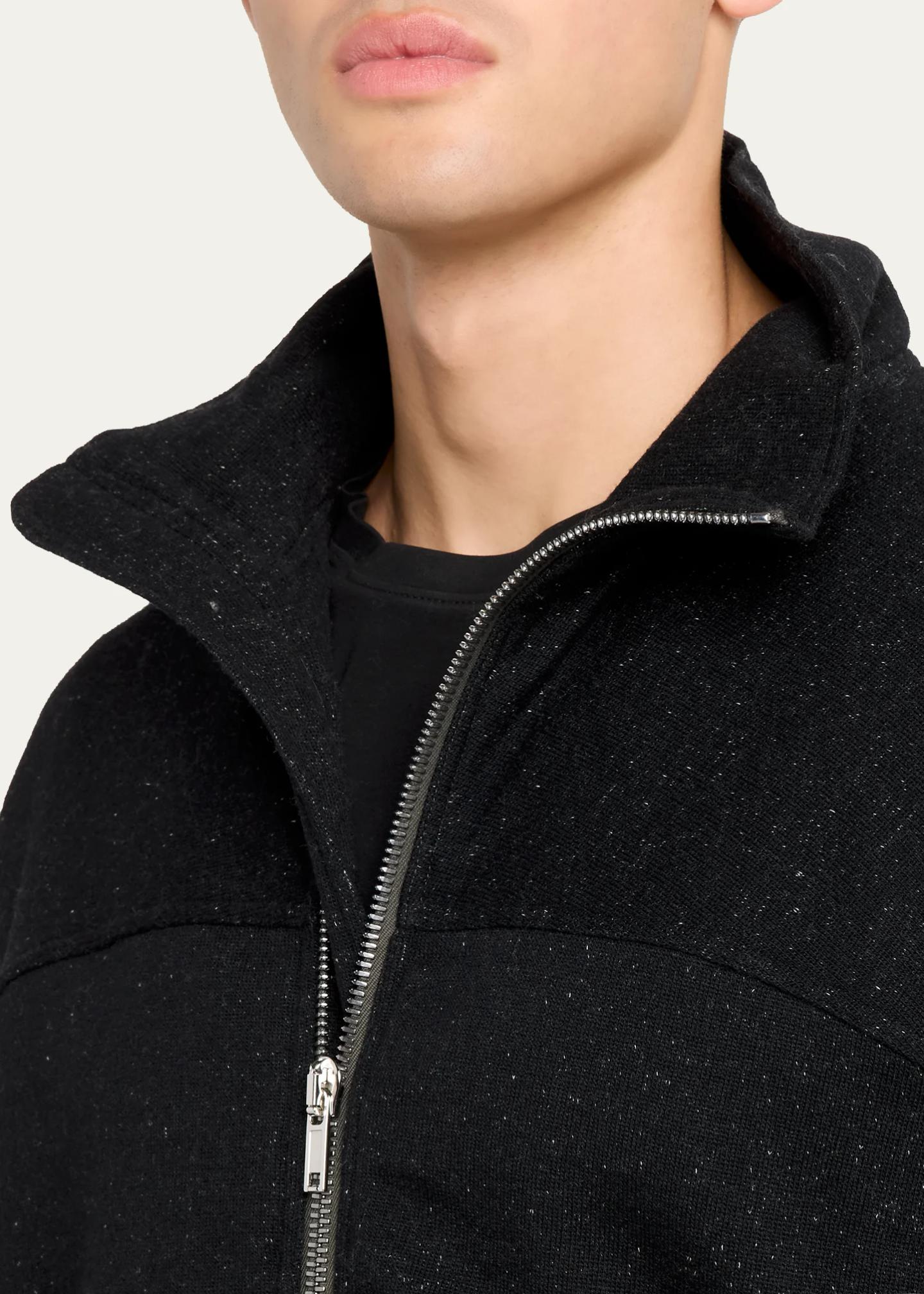 Rick Owens Men's High Neck Full-Zip Jacket - Bergdorf Goodman