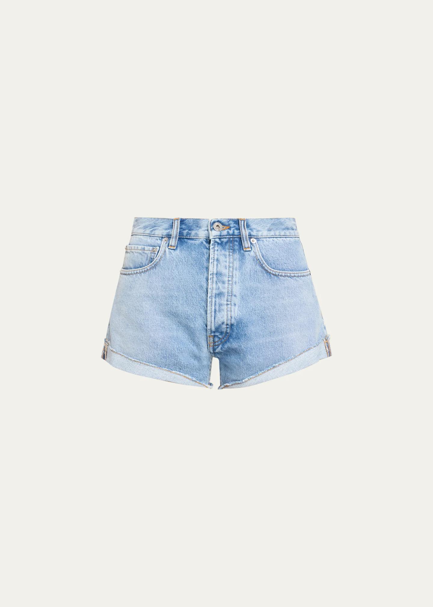 All Three Ben Cuffed Denim Shorts - Bergdorf Goodman