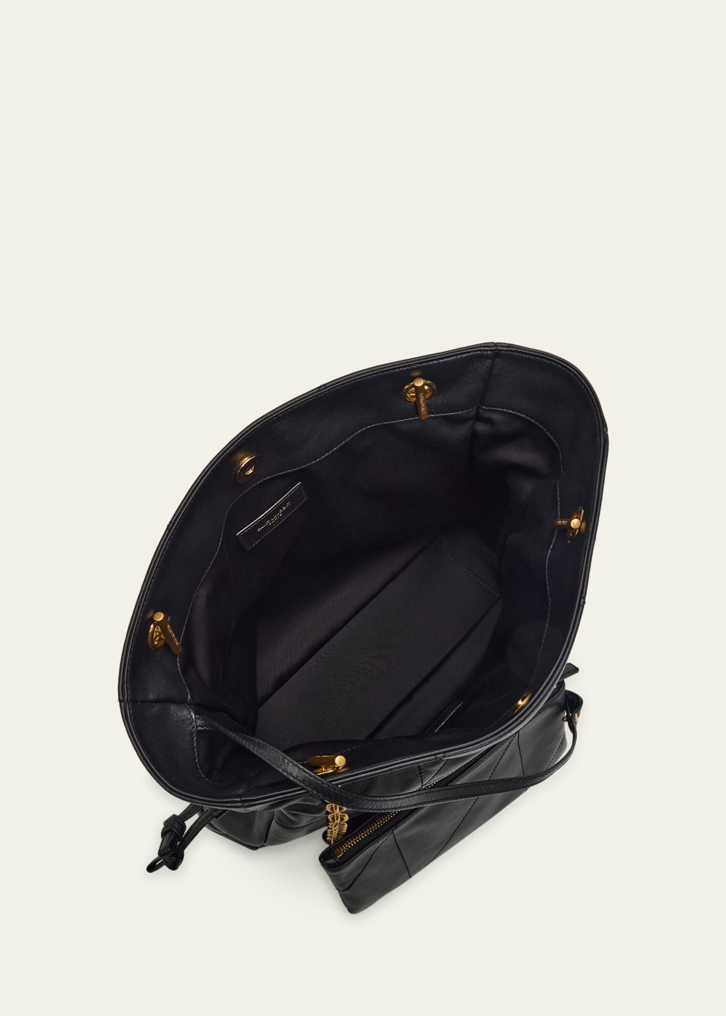 Saint Laurent Jamie Small Drawstring Leather Tote Bag - Bergdorf