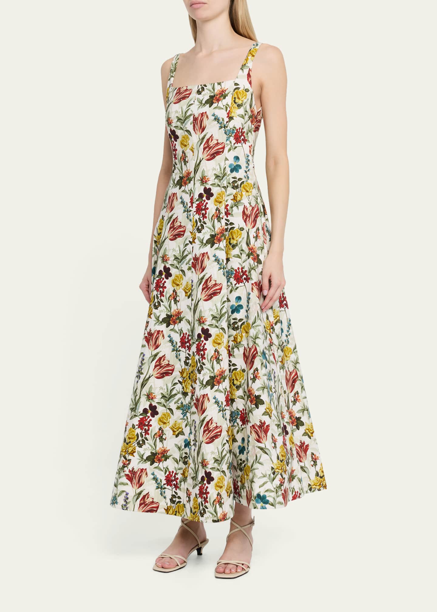 olivia floral maxi dress ALICE + OLIVIA Polly Floral Maxi Dress