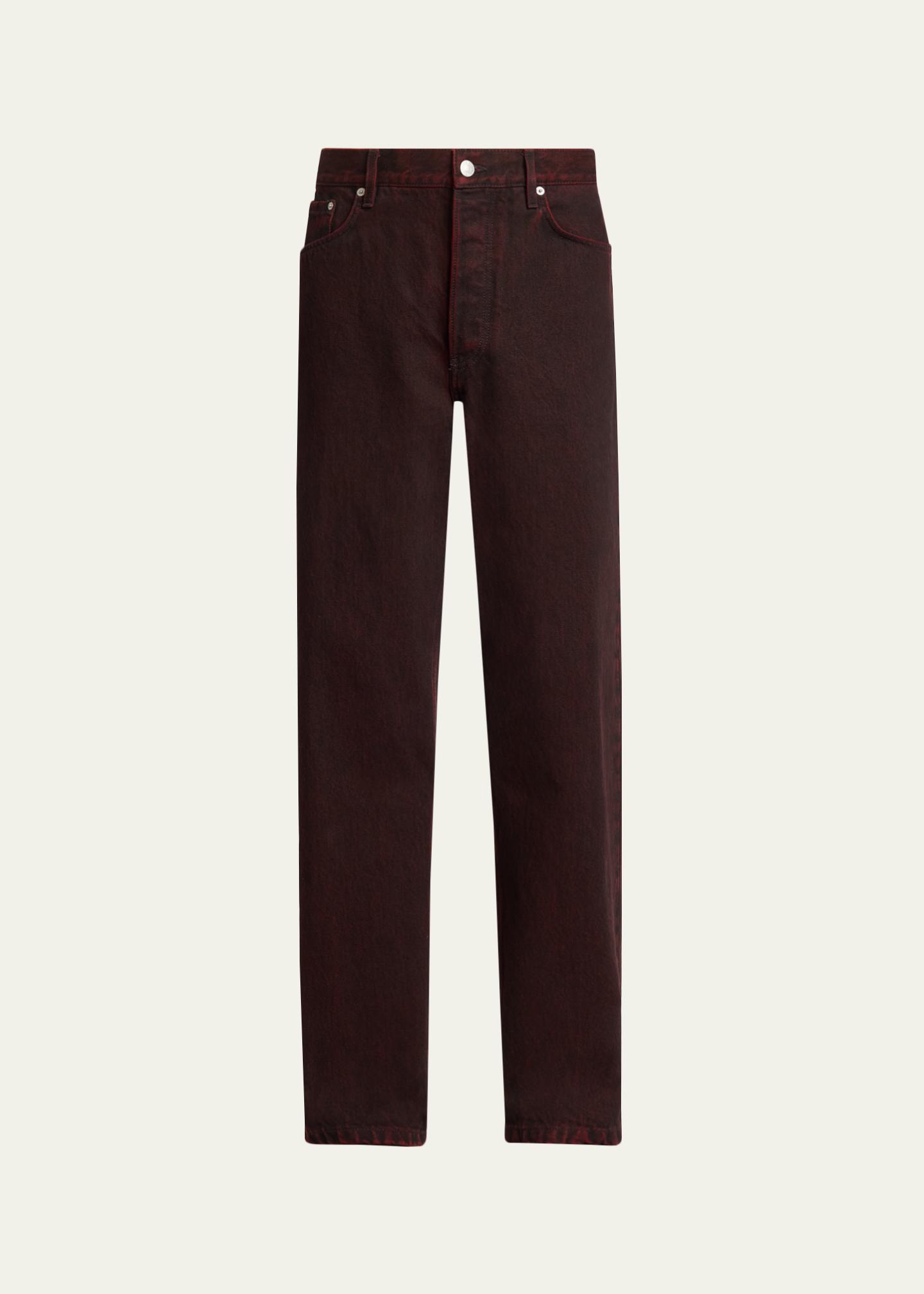 Dries Van Noten Men's Stonewash Straight Leg Five-Pocket Pants ...
