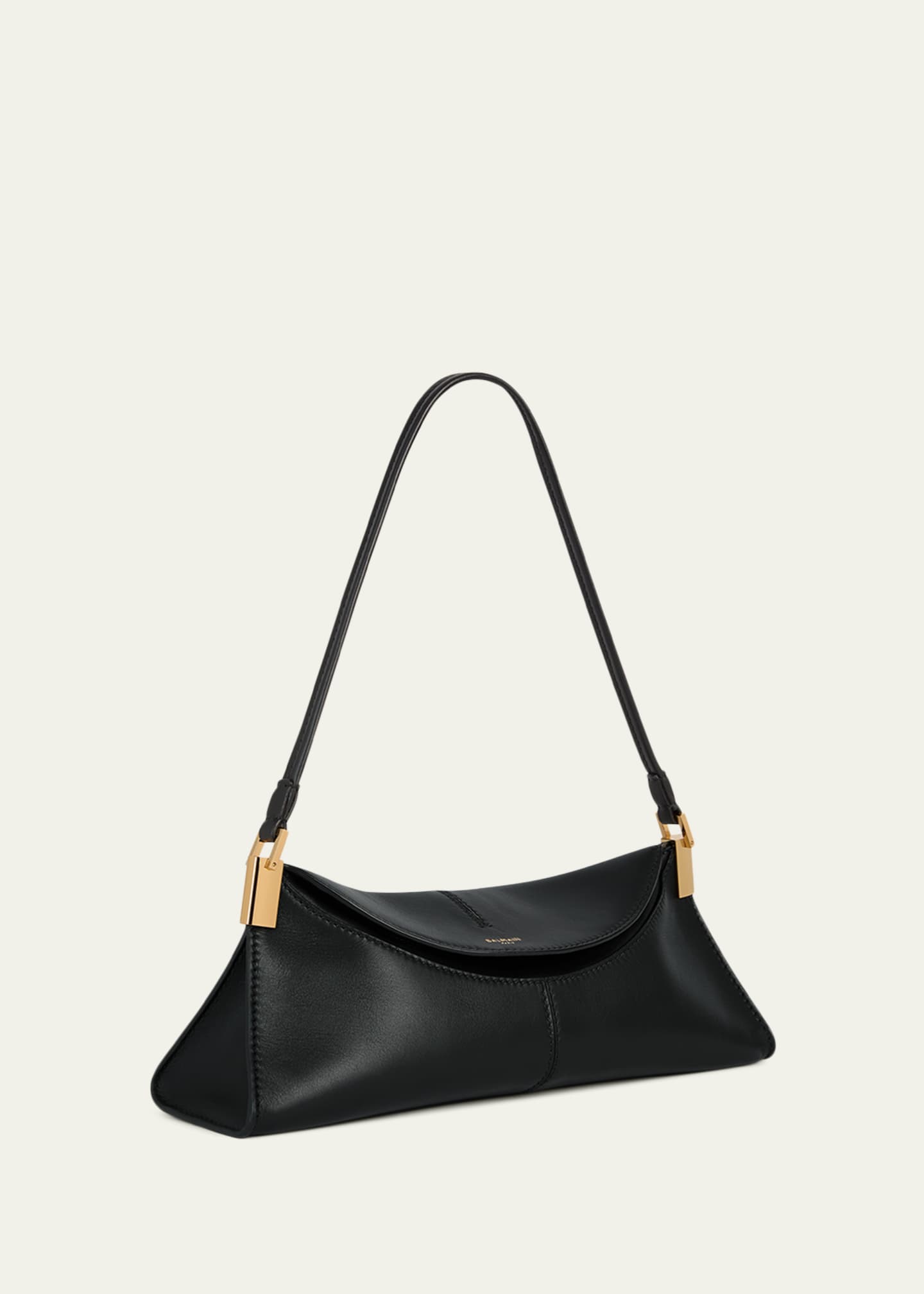 Balmain 64-83 Small Leather Shoulder Bag - Bergdorf Goodman