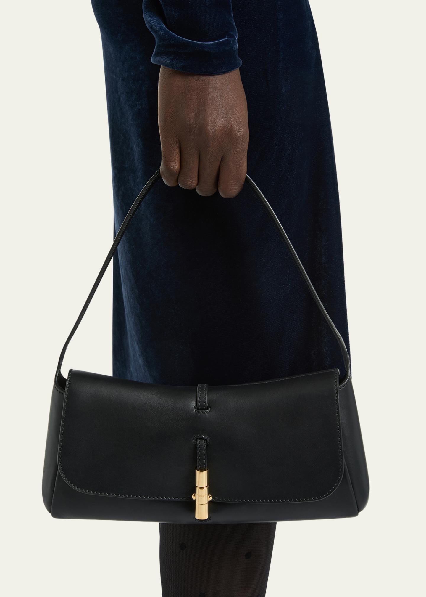 Balmain Metropolis Leather Shoulder Bag - Bergdorf Goodman