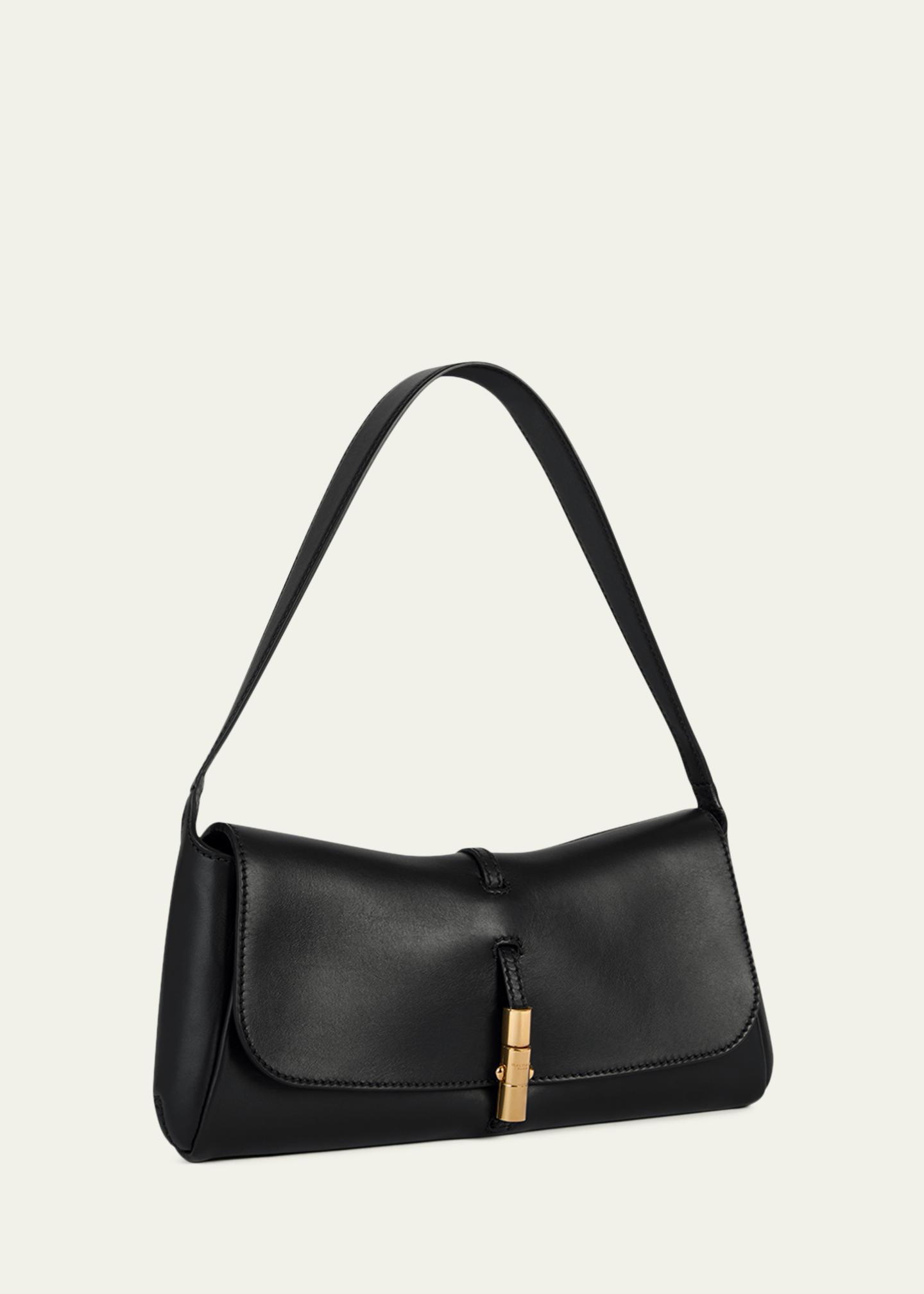 Balmain Metropolis Leather Shoulder Bag - Bergdorf Goodman