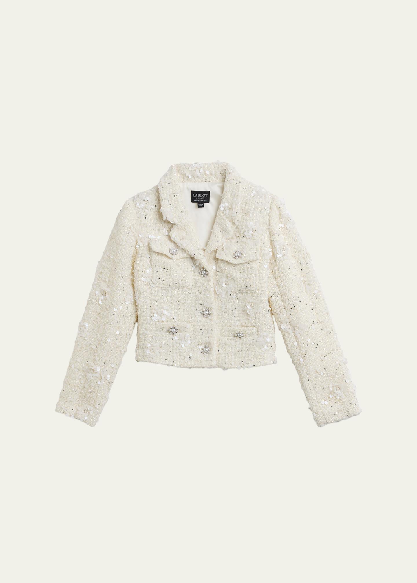 Bardot Junior Little Girl's & Girl's Yve Bouclé Blazer - Bergdorf Goodman