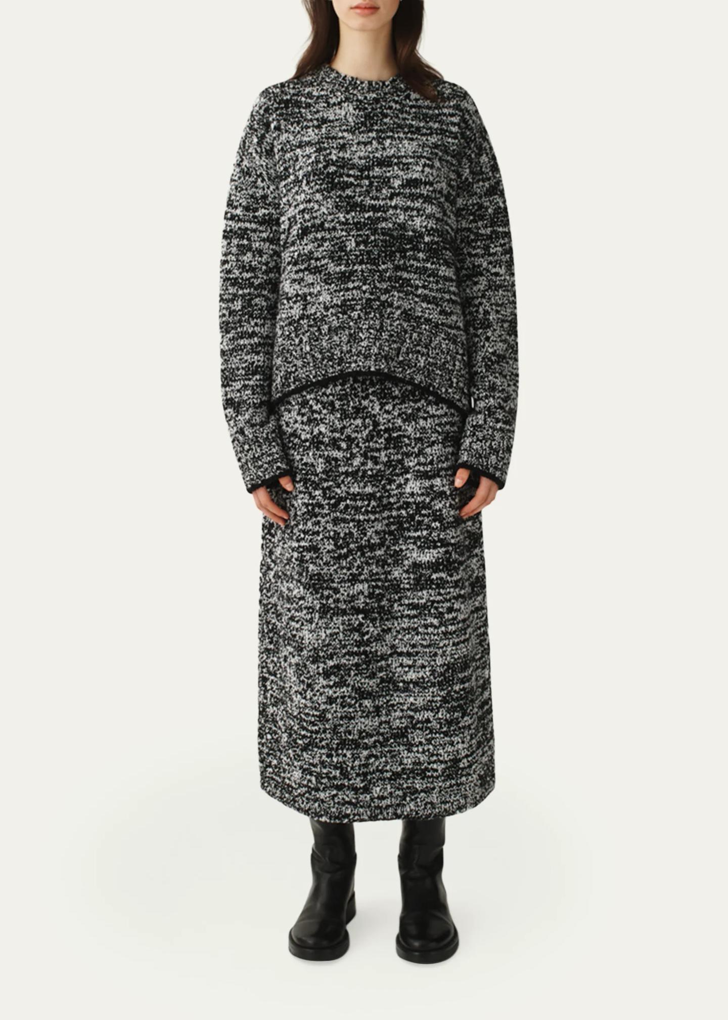 Attersee The Frequency Marled Merino Wool Sweater - Bergdorf Goodman