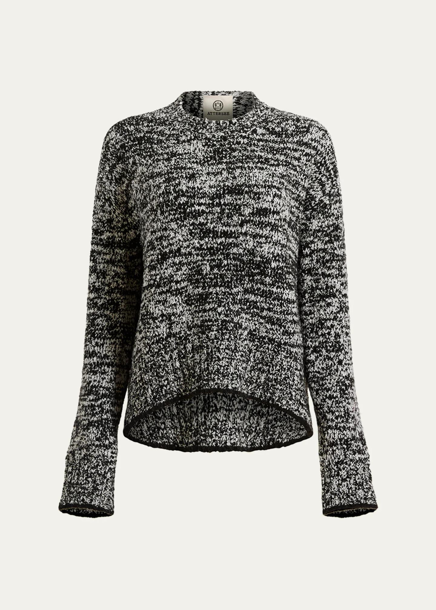 Attersee The Frequency Marled Merino Wool Sweater - Bergdorf Goodman
