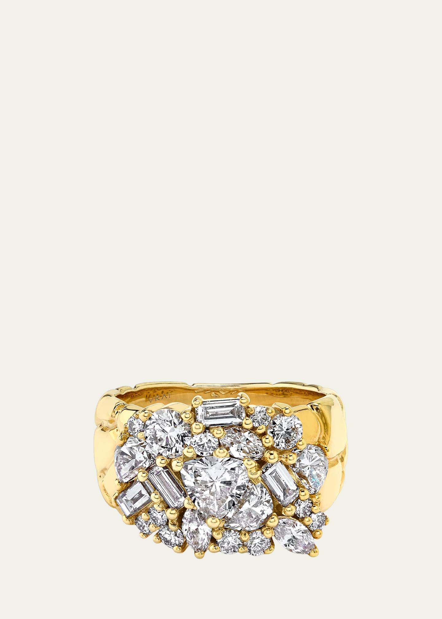 VRAI 14K Yellow Gold Lab-Grown Diamond Unity Ring, 2.62tcw, Size 6 ...