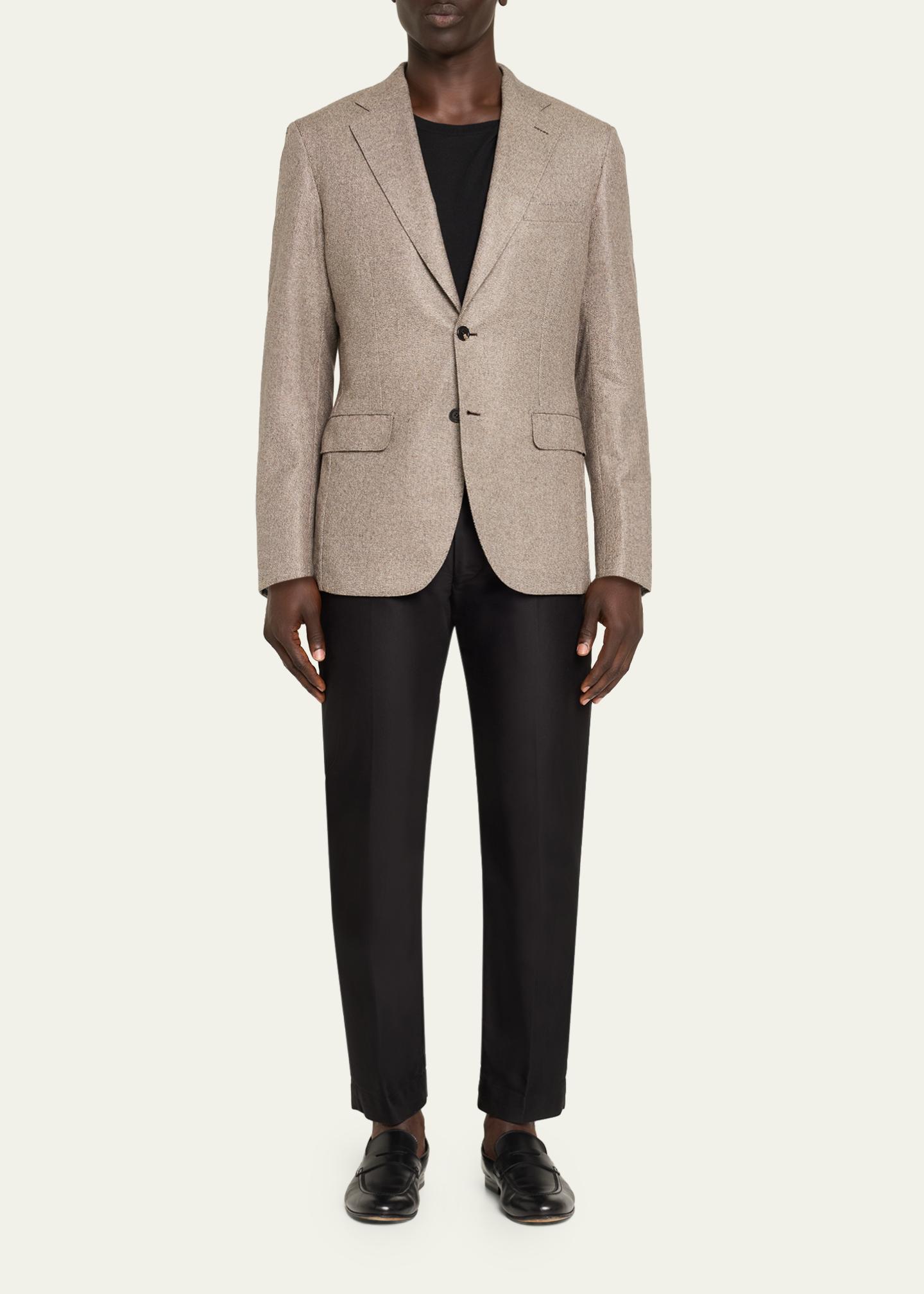 Brioni Men's Plume Wool Single-Breasted Sport Coat - Bergdorf Goodman