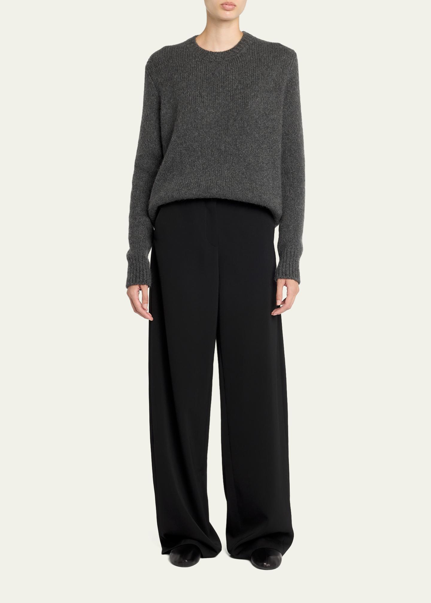 The Row Farah Wool-Cashmere Wide-Leg Pants - Bergdorf Goodman