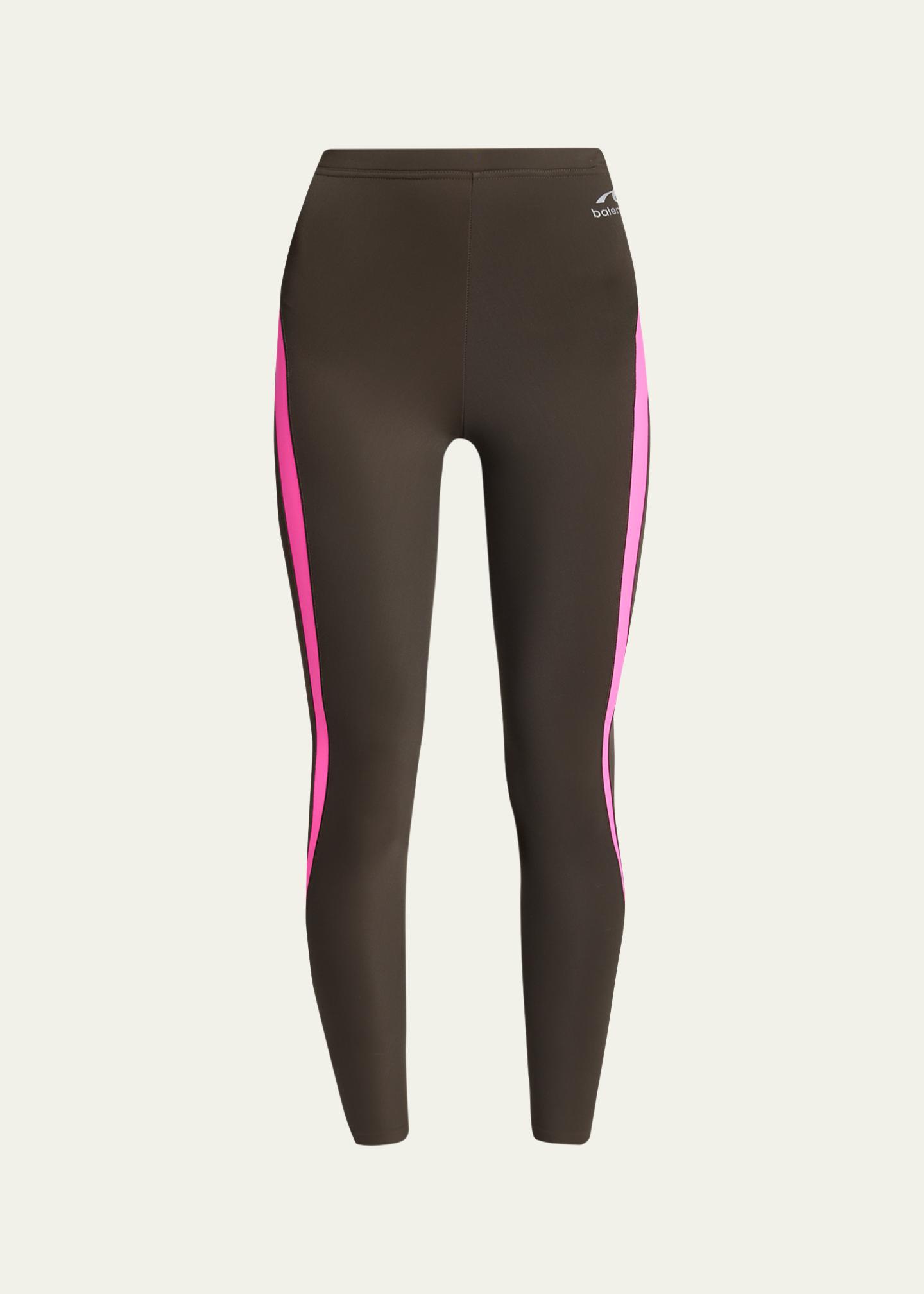 Balenciaga Side Stripe Crop Leggings - Bergdorf Goodman