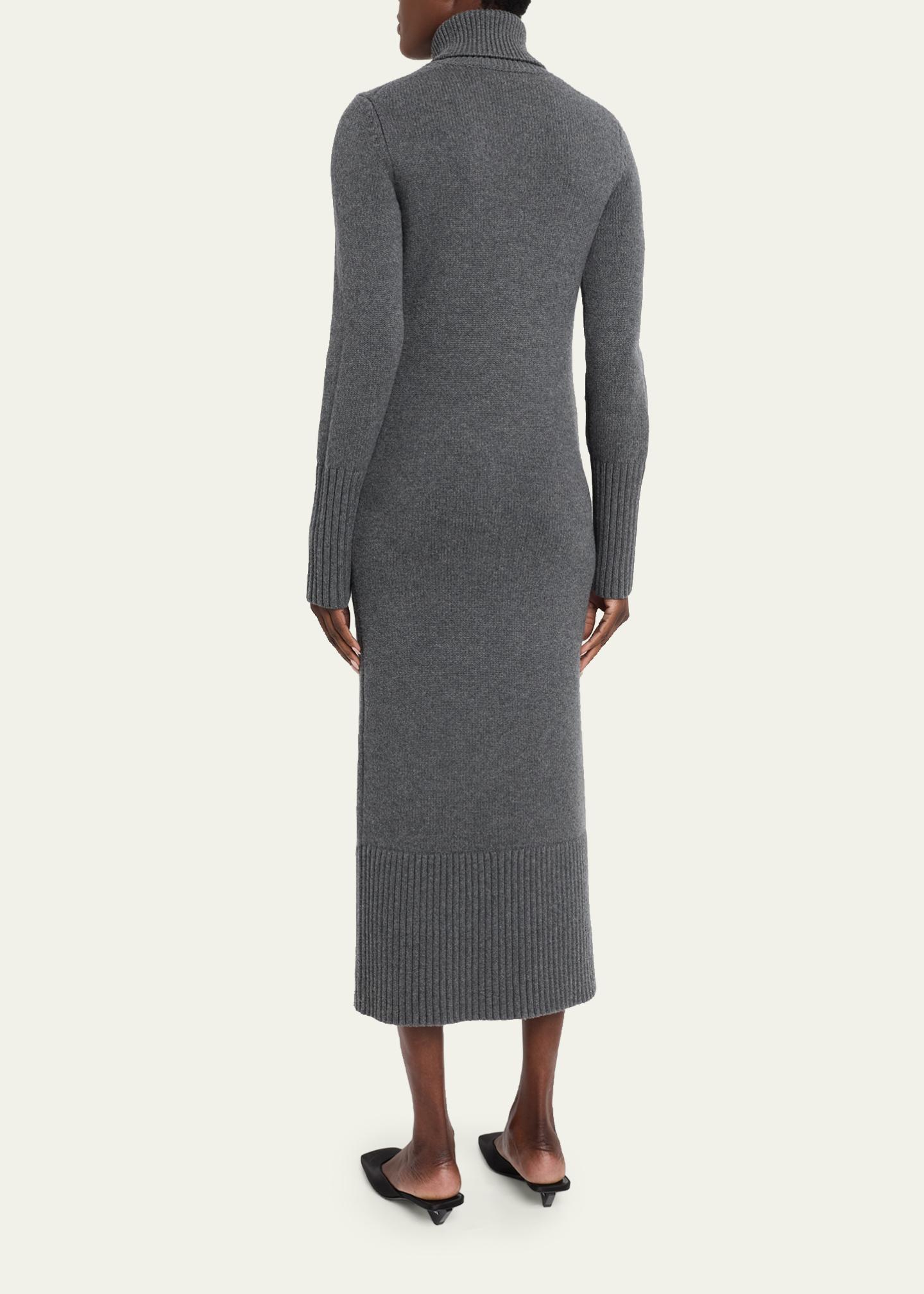 Michael Kors Collection Long-Sleeve Turtleneck Wool Dress - Bergdorf ...
