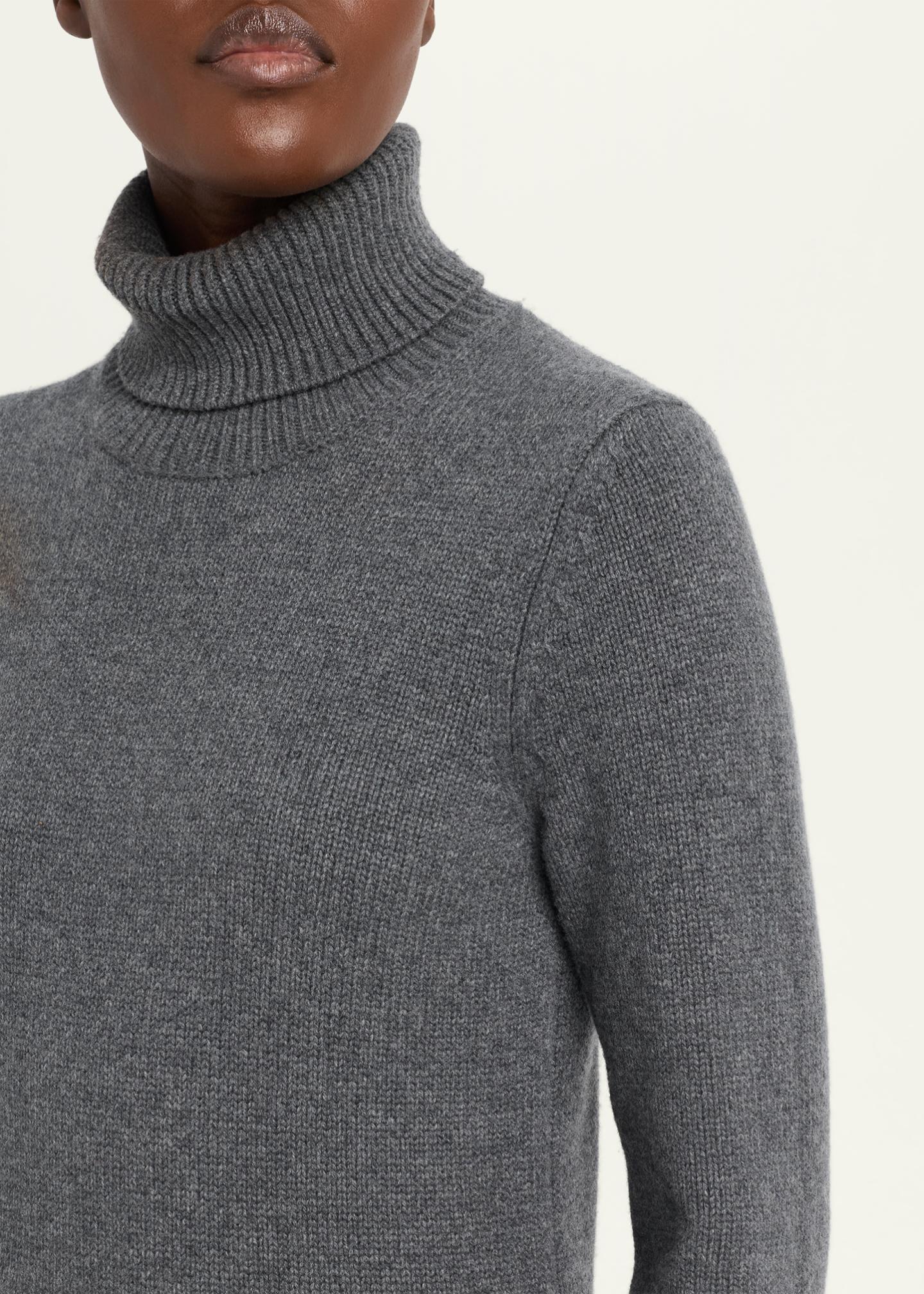 Michael Kors Collection Long-Sleeve Turtleneck Wool Dress - Bergdorf ...