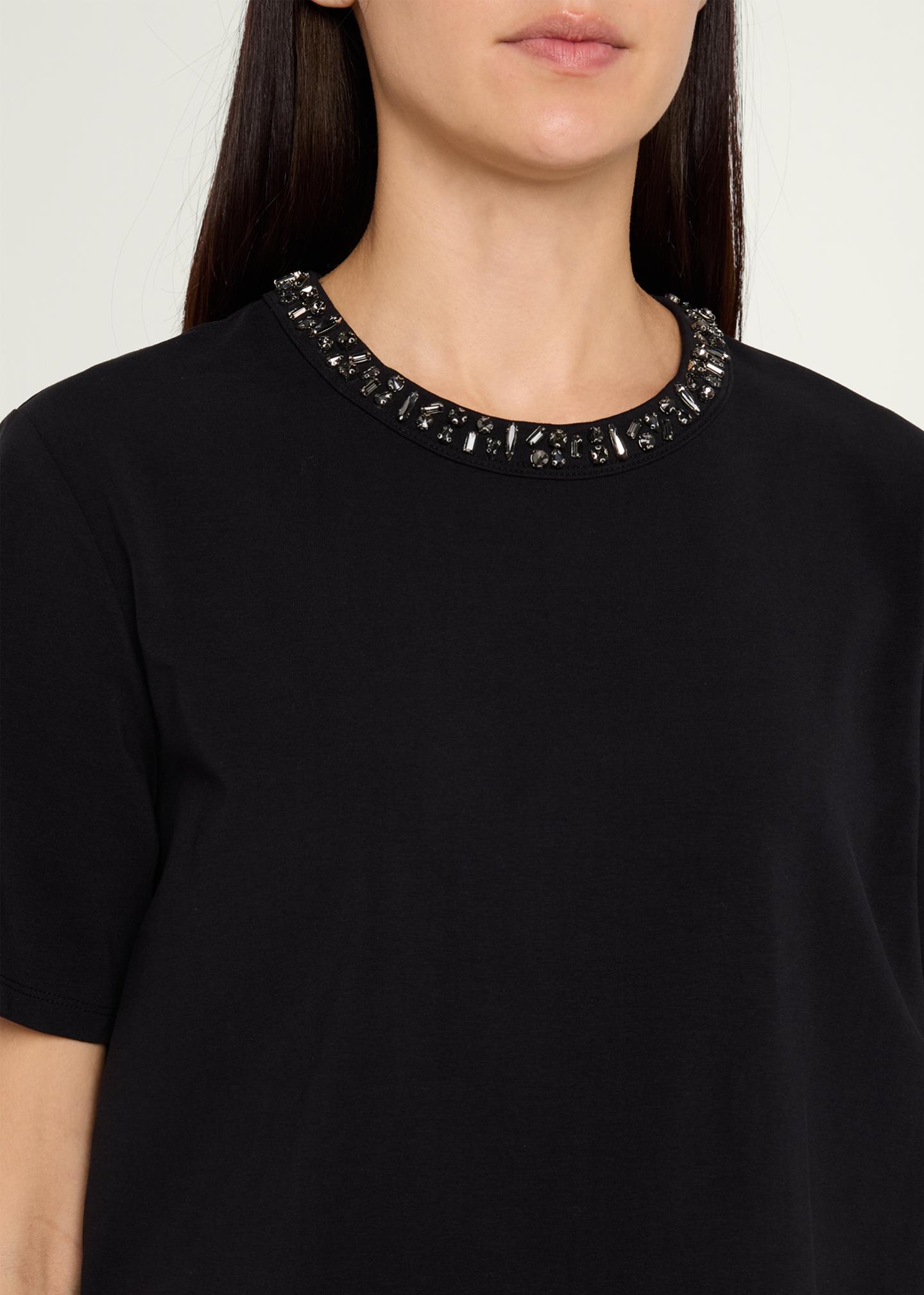 Veronica Beard Sebastian Jewel-Neck T-Shirt - Bergdorf Goodman