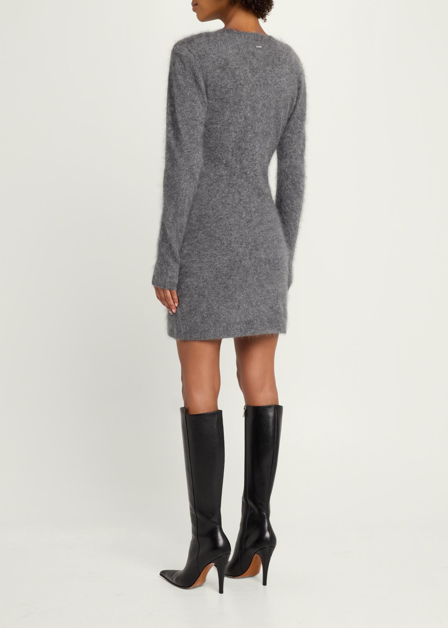 grey cashmere sweater dress Toccin Sara Brushed Mini TD-boys