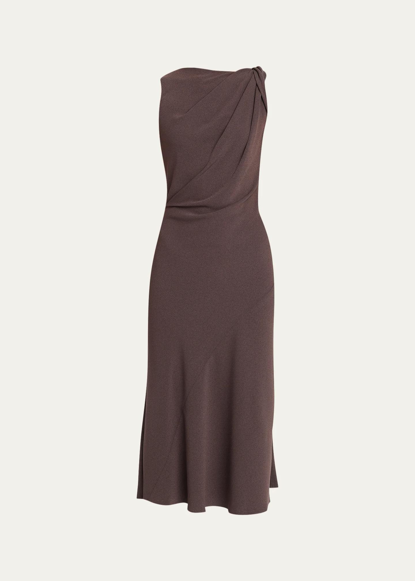 theory asymmetric off-the-shoulder midi dress Twisted Shoulder Maxi dress