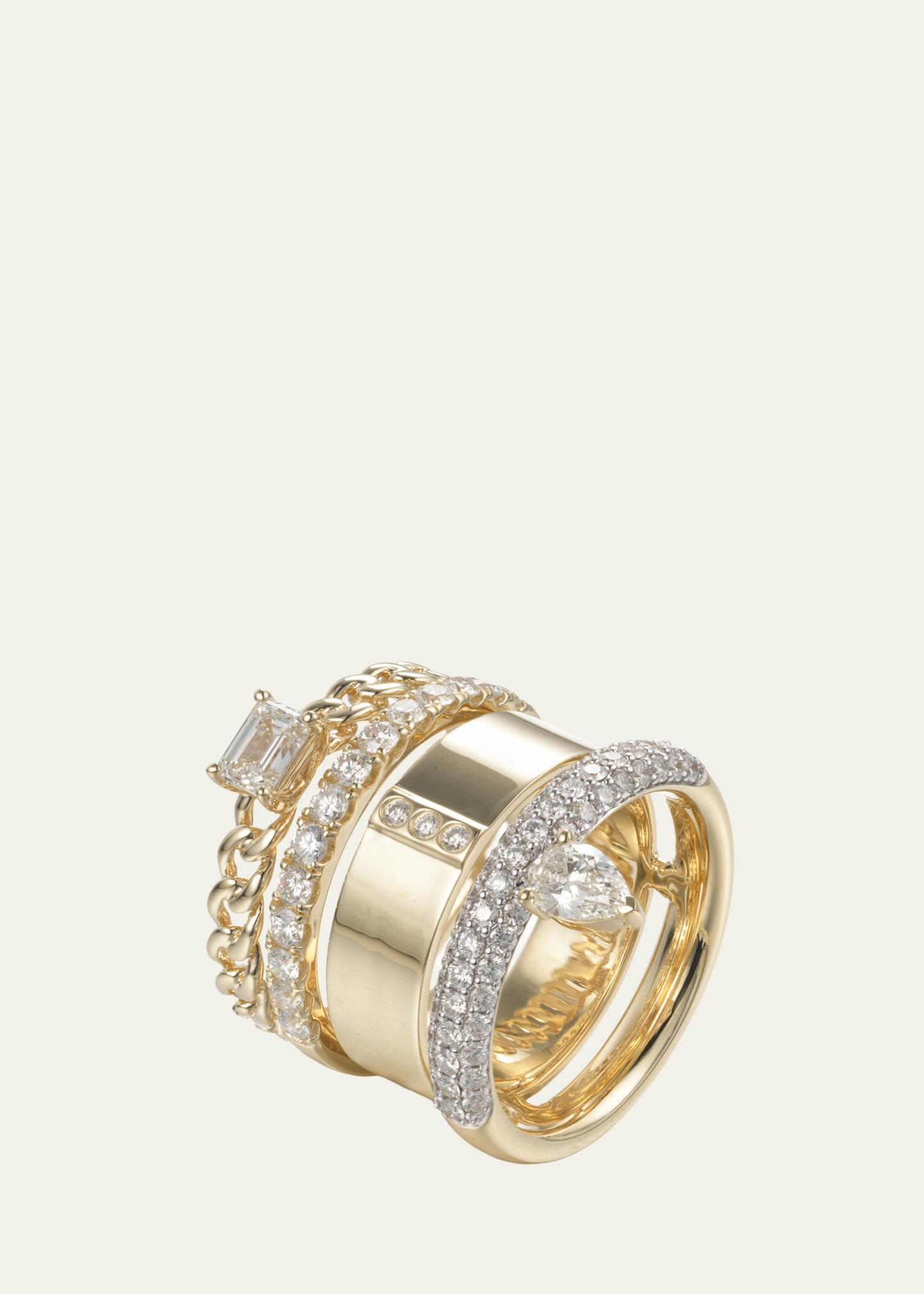 TYPE JEWELRY The Type Stack Pave Diamond Ring - Bergdorf Goodman