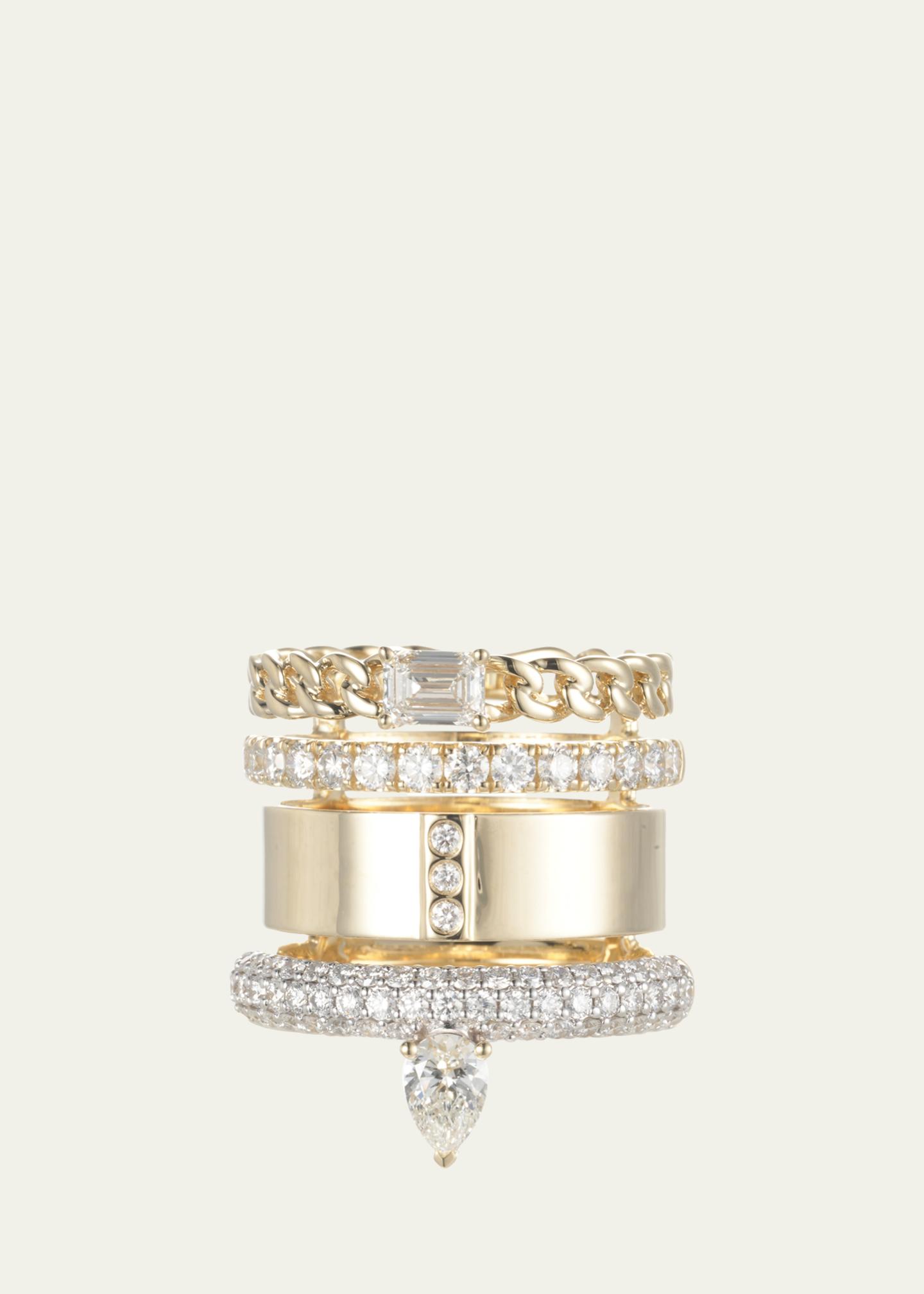 TYPE JEWELRY The Type Stack Pave Diamond Ring - Bergdorf Goodman