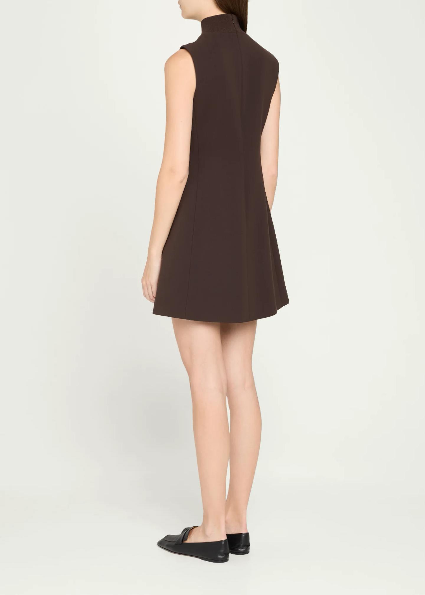 theory a line mini dress Turtleneck A-Line Sleeveless Sexy V-Neck Backless Short SWS_6_9 Size:US10 FIT About 33 from
