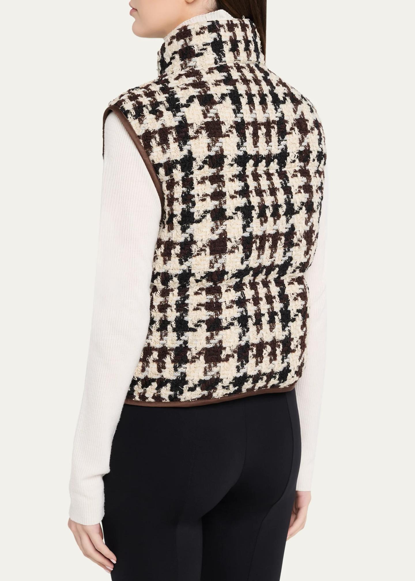 Moncler Emotionnalite Tweed Down Vest - Bergdorf Goodman